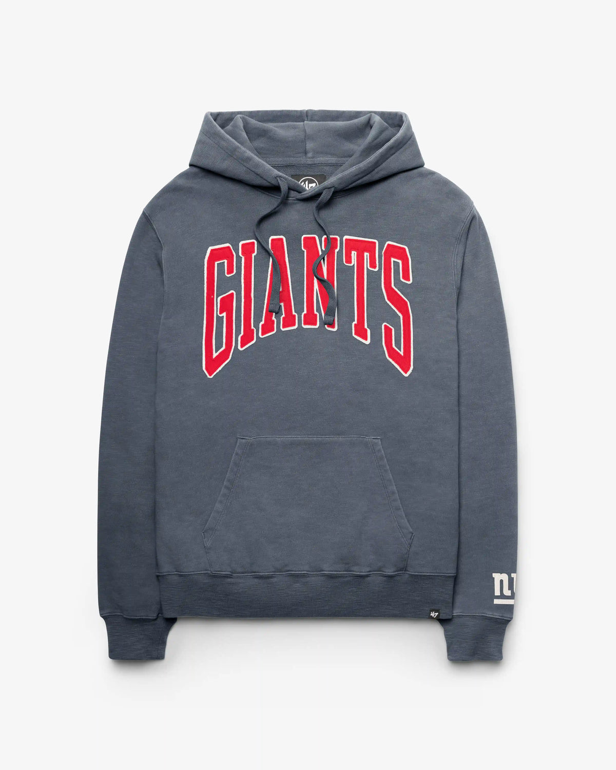 NEW YORK GIANTS HISTORIC GROTON WELL WORN '47 FRENCH TERRY HOOD