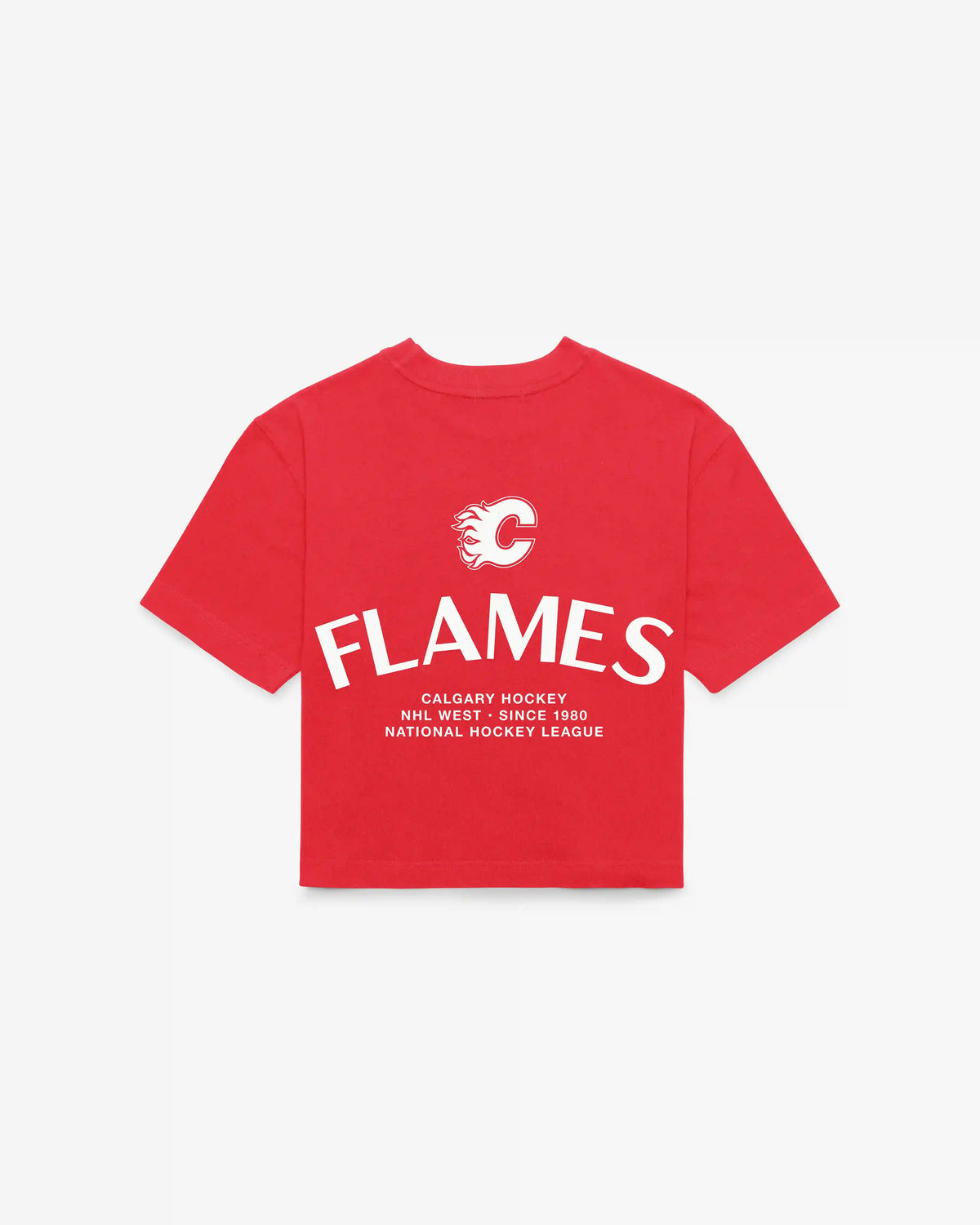 CALGARY FLAMES HADRIAN '47 FOUNDATION CROP TEE WOMENS