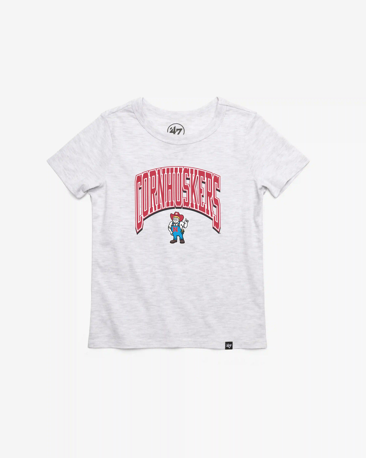 NEBRASKA CORNHUSKERS WALK TALL '47 FRANKLIN TEE KIDS