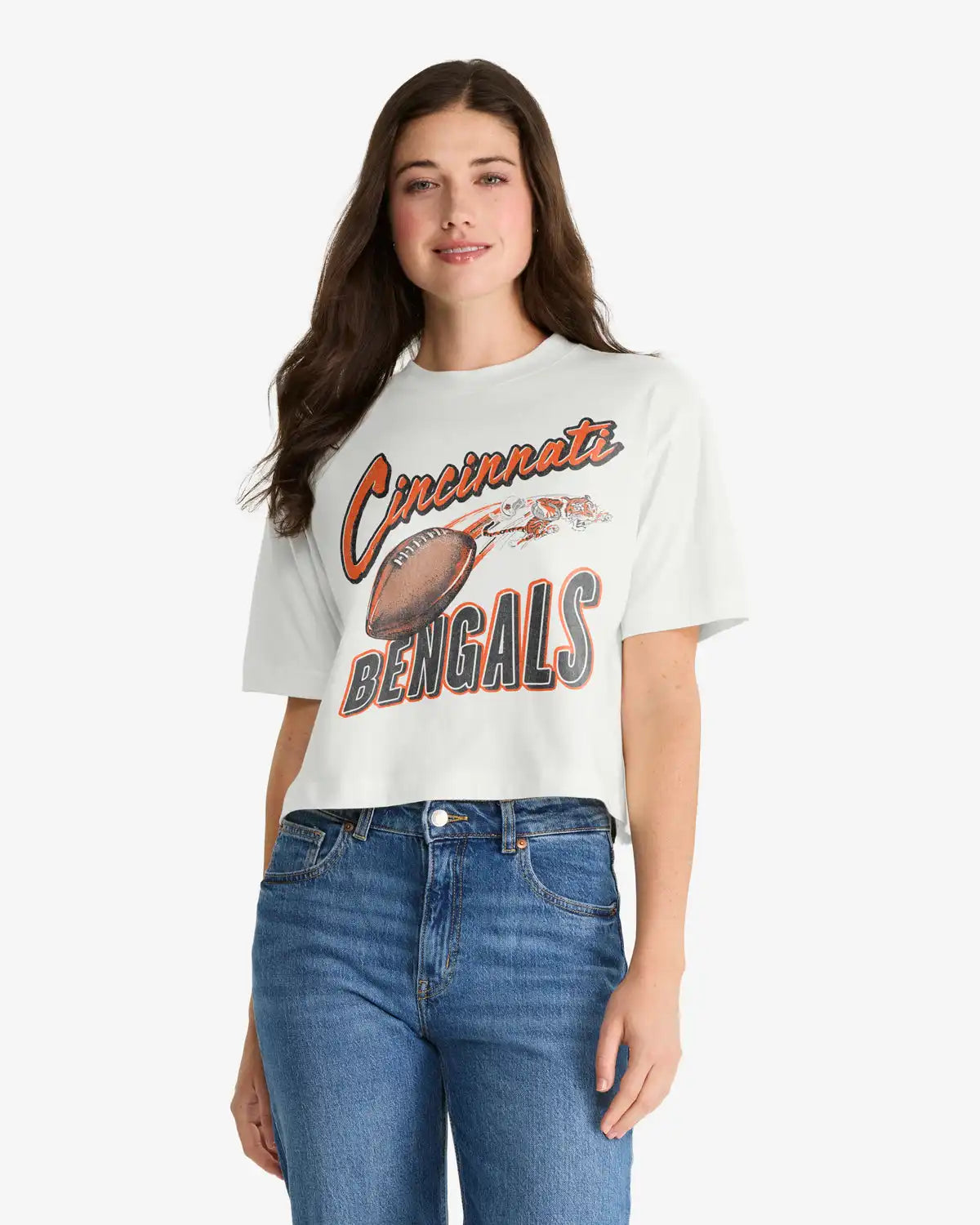 CINCINNATI BENGALS HISTORIC DIME TIME '47 REED CITY TEE WOMENS