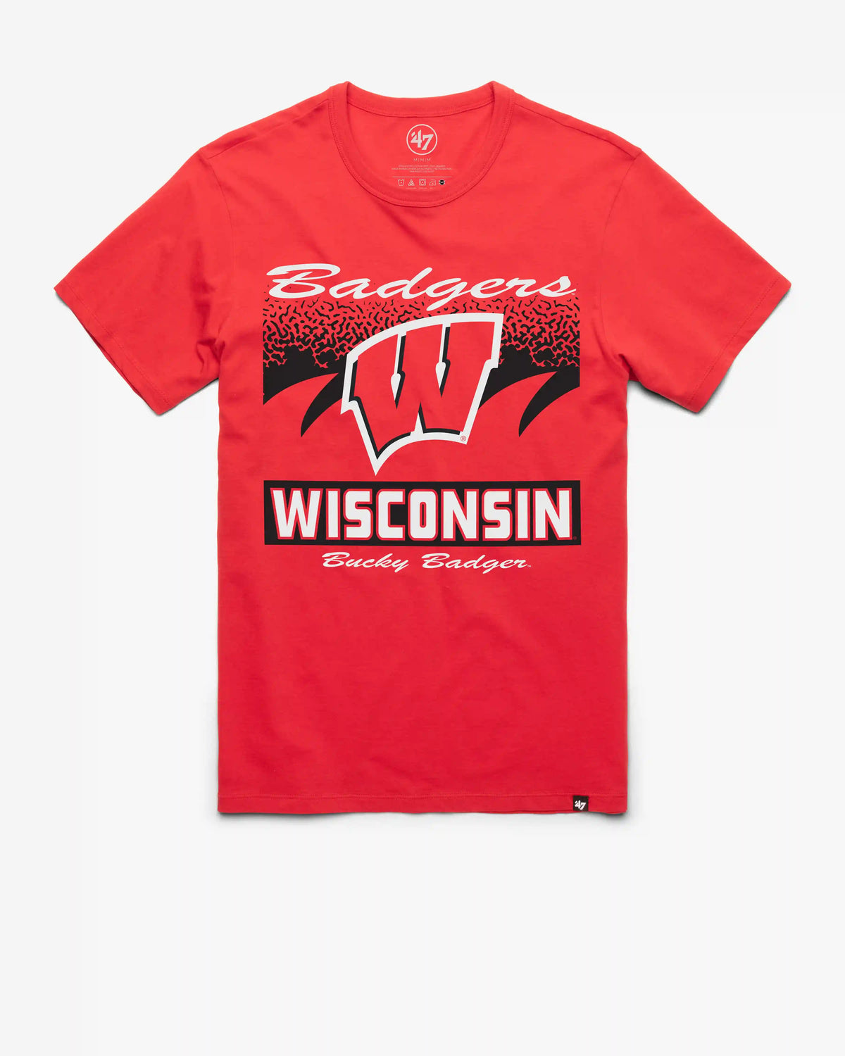 WISCONSIN BADGERS WAVER '47 FRANKLIN TEE