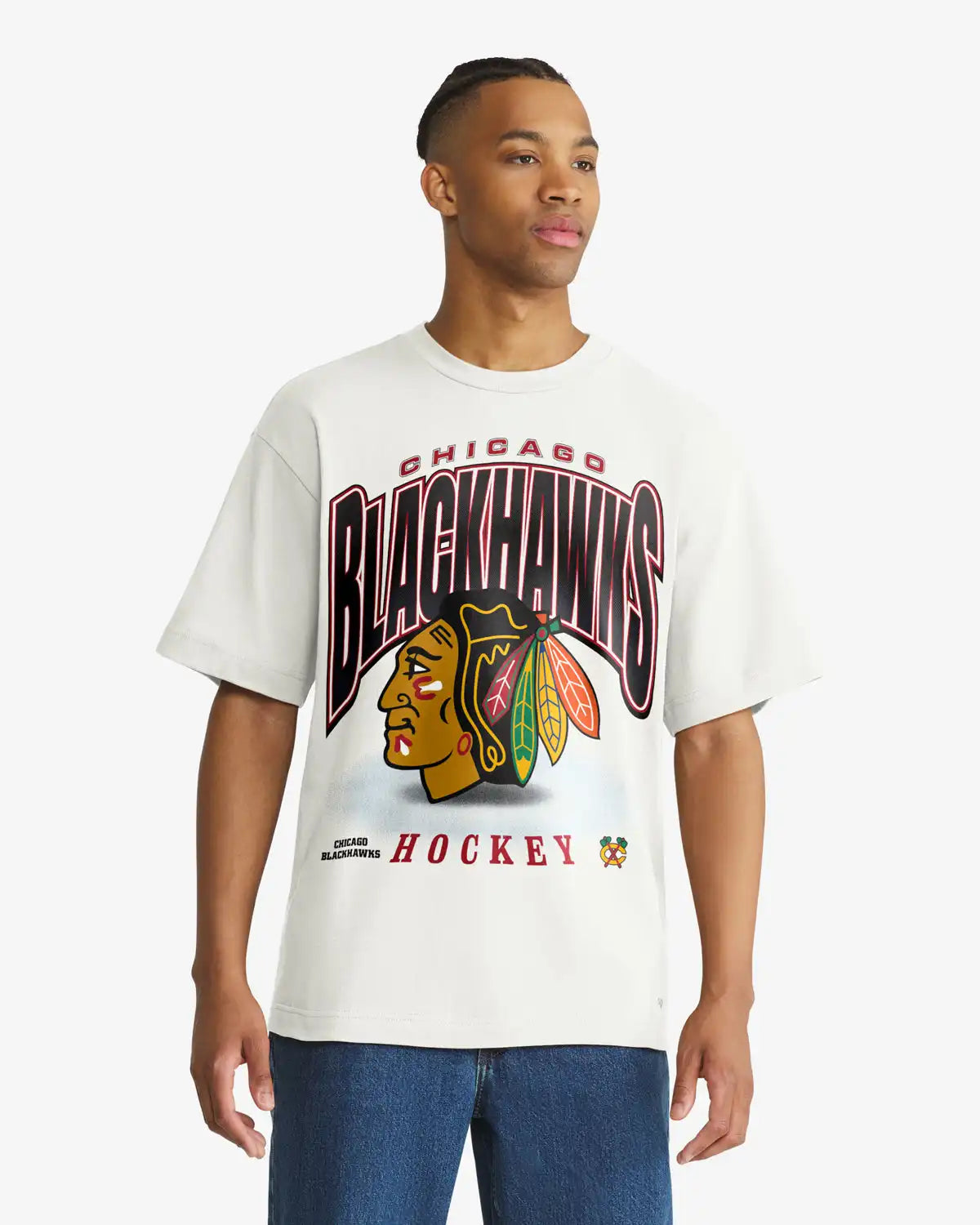 CHICAGO BLACKHAWKS TEAM FLEX '47 FOUNDATION TEE