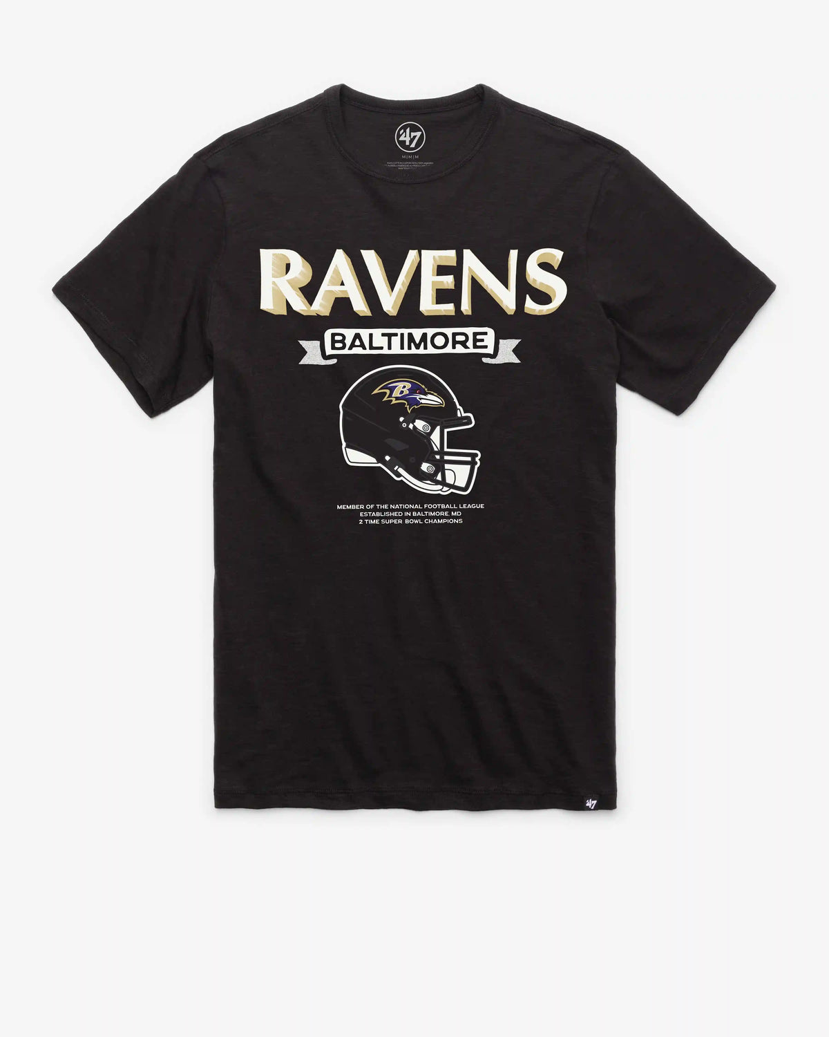 BALTIMORE RAVENS LONG HAUL '47 SCRUM TEE