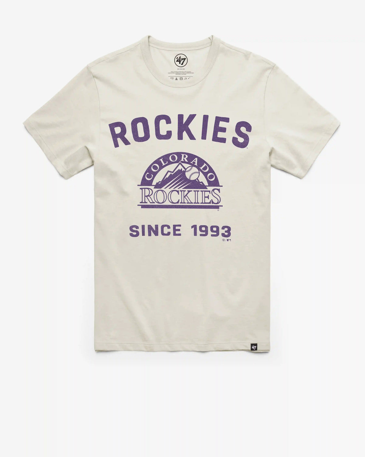 COLORADO ROCKIES COOPERSTOWN DUSTER '47 FRANKLIN TEE