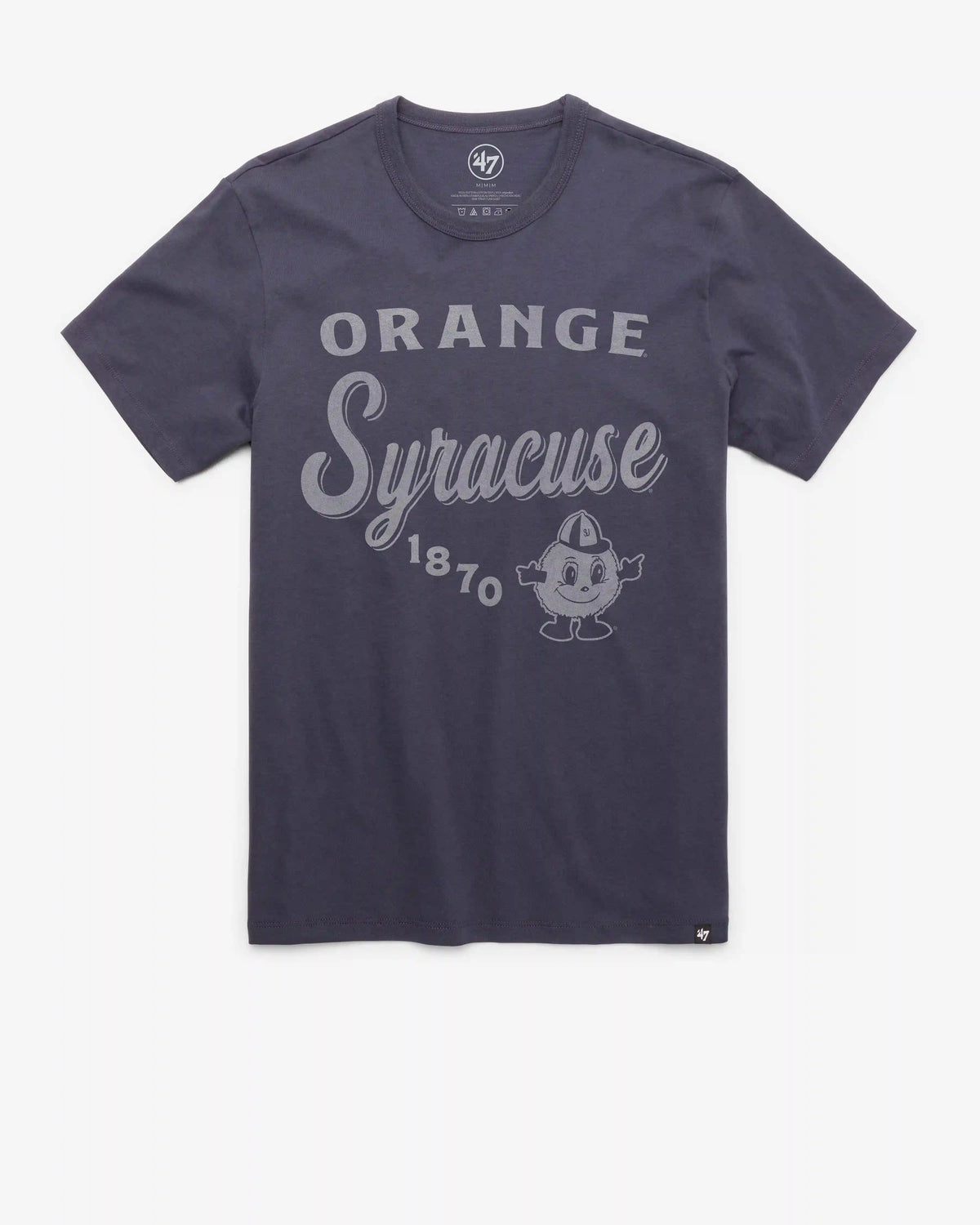 SYRACUSE ORANGE VINTAGE DIAG SCRIPT '47 FRANKLIN TEE