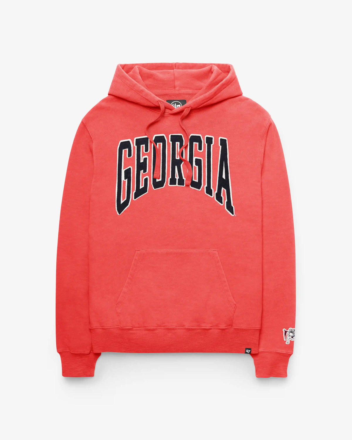 GEORGIA BULLDOGS VINTAGE GROTON WELL WORN '47 FRENCH TERRY HOOD