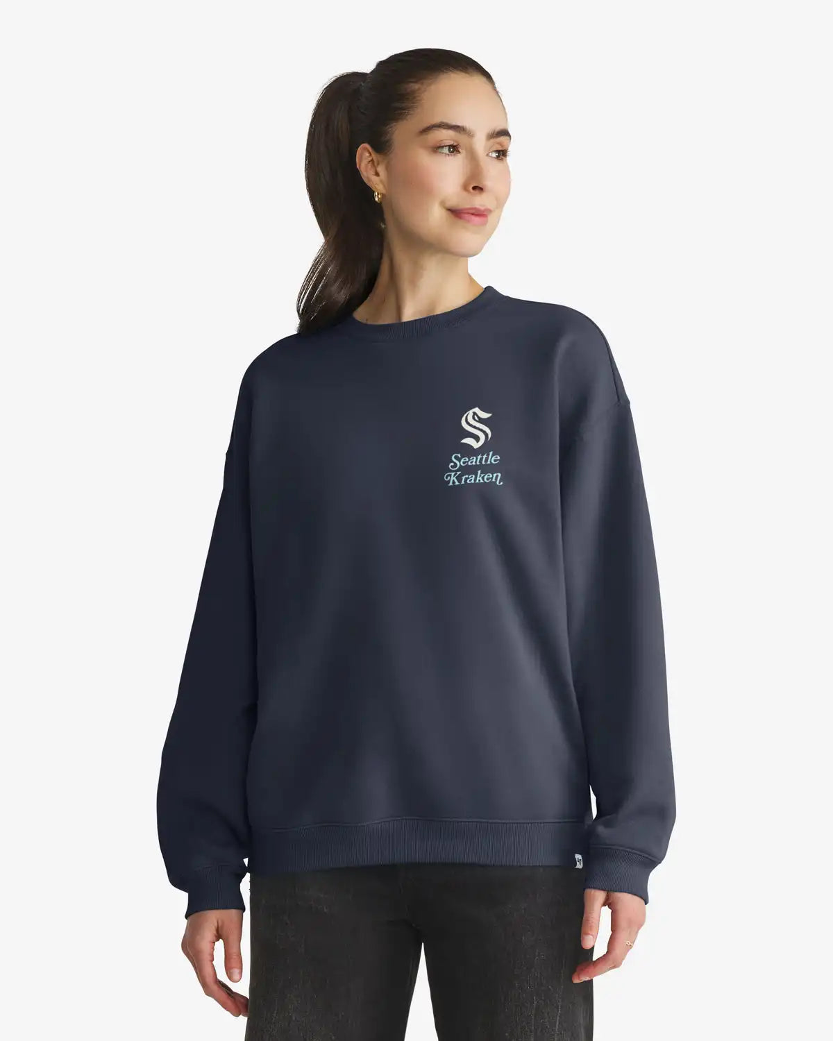 SEATTLE KRAKEN SHOUT IT OUT '47 WOMEN'S OVERSIZED CREW