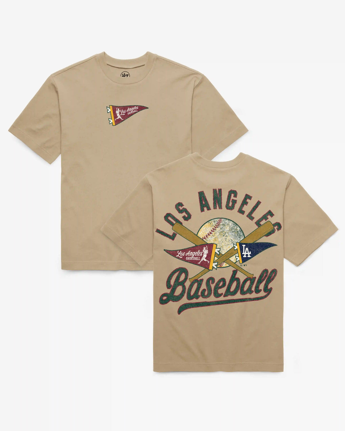 LOS ANGELES DODGERS CITY BALL '47 FOUNDATION TEE