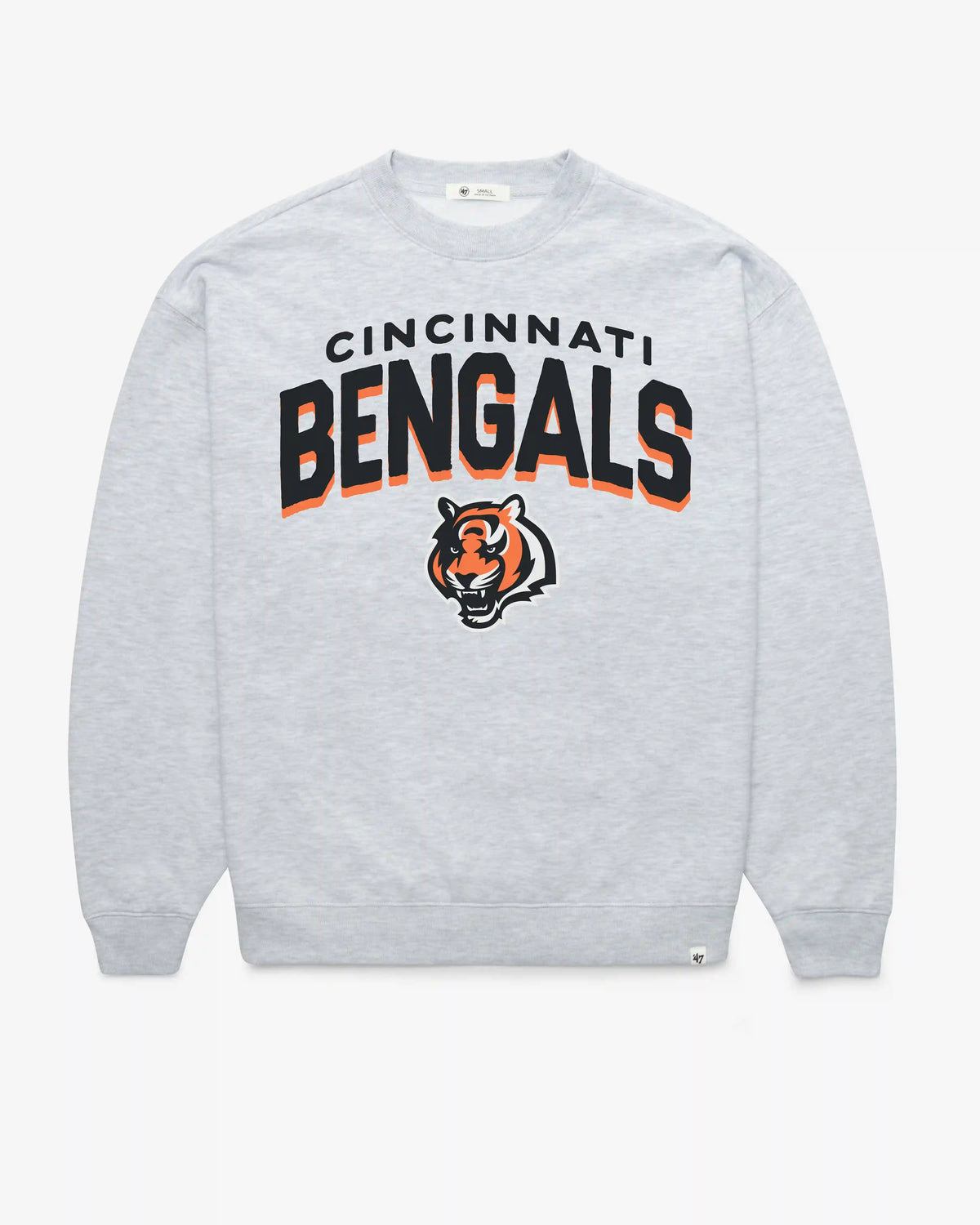 CINCINNATI BENGALS CAMPUS ARCH CLOUD '47 OVERSIZED CREW WOMENS