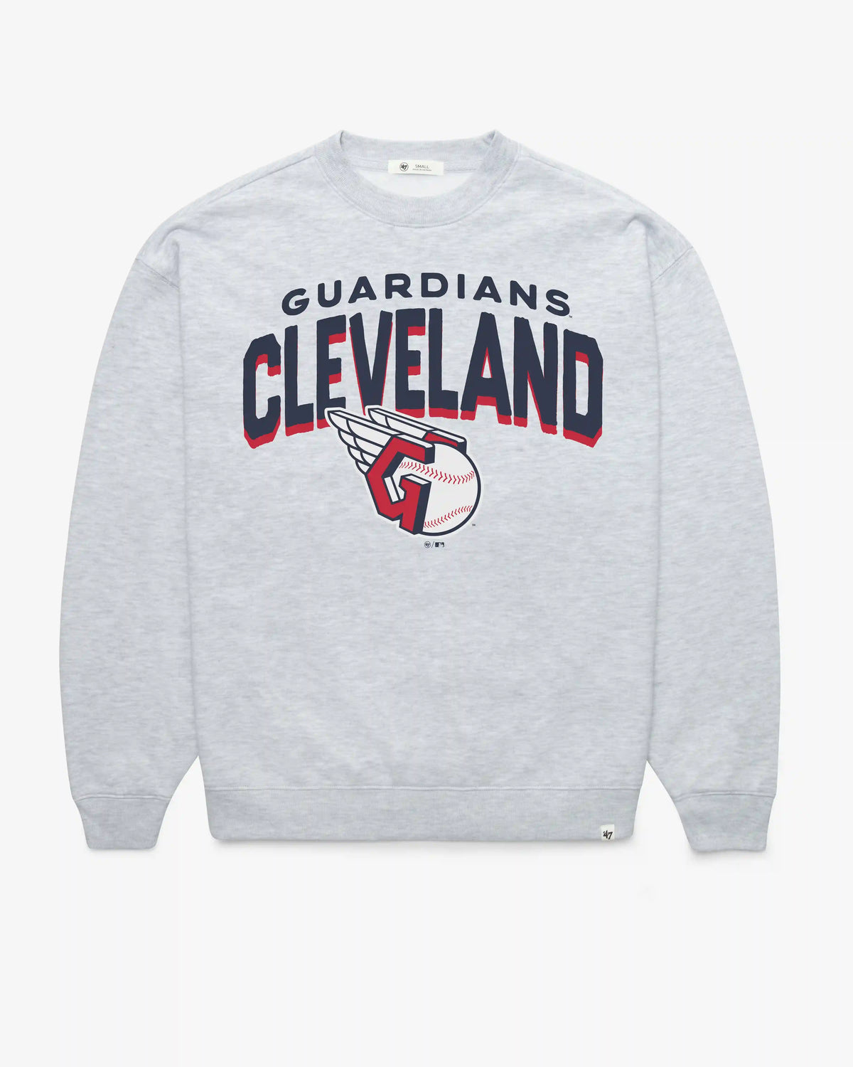 CLEVELAND GUARDIANS CAMPUS ARCH CLOUD '47 OVERSIZED CREW WOMENS