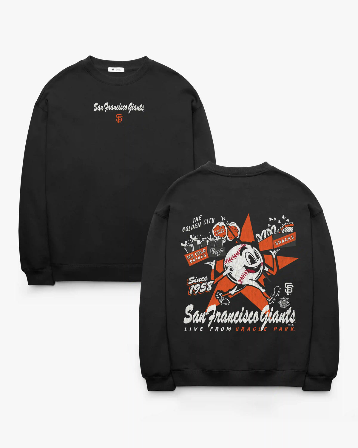 SAN FRANCISCO GIANTS FAN FUEL '47 OVERSIZED CREW WOMEN