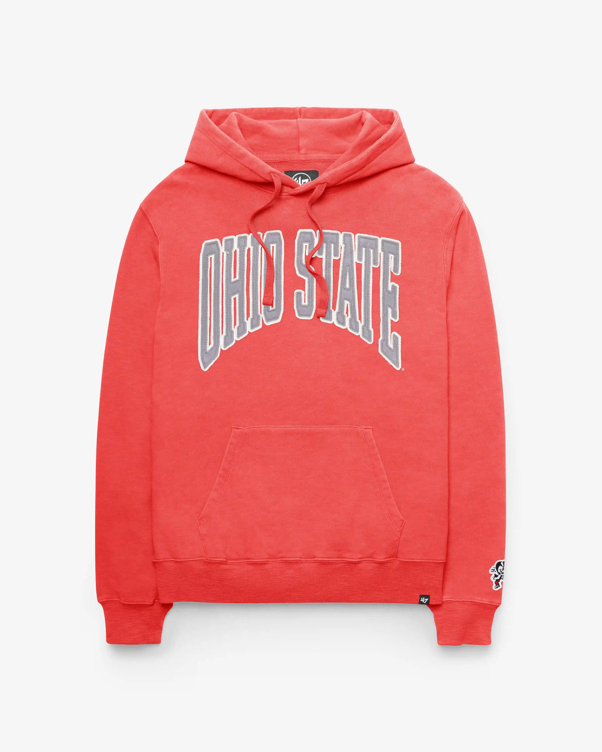OHIO STATE BUCKEYES VINTAGE GROTON WELL WORN '47 FRENCH TERRY HOOD