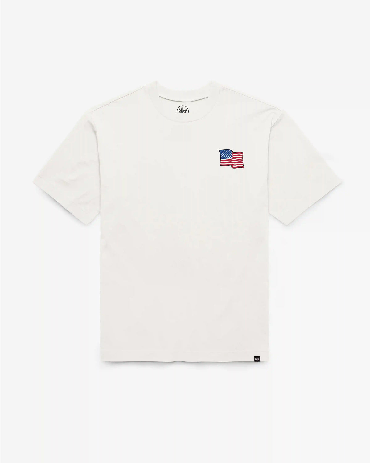 FLAG WAVING BACKER '47 FOUNDATION TEE