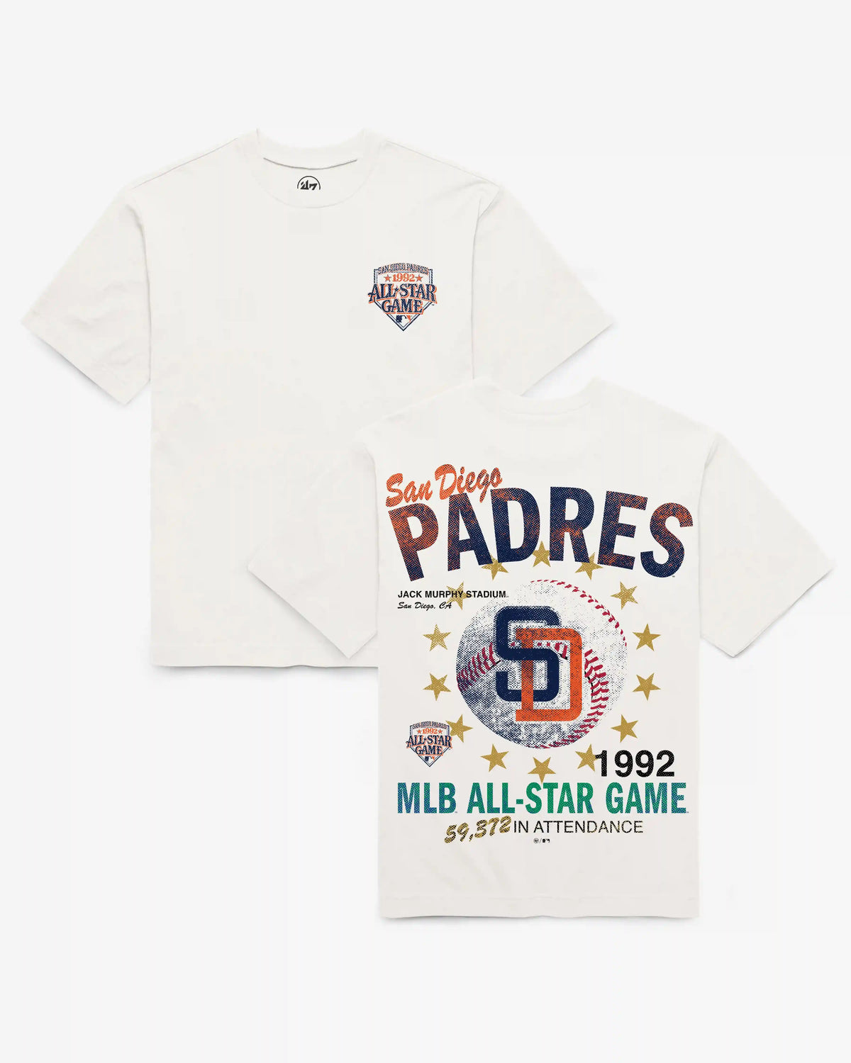 SAN DIEGO PADRES COOPERSTOWN ALL STAR GAME '47 FOUNDATION TEE