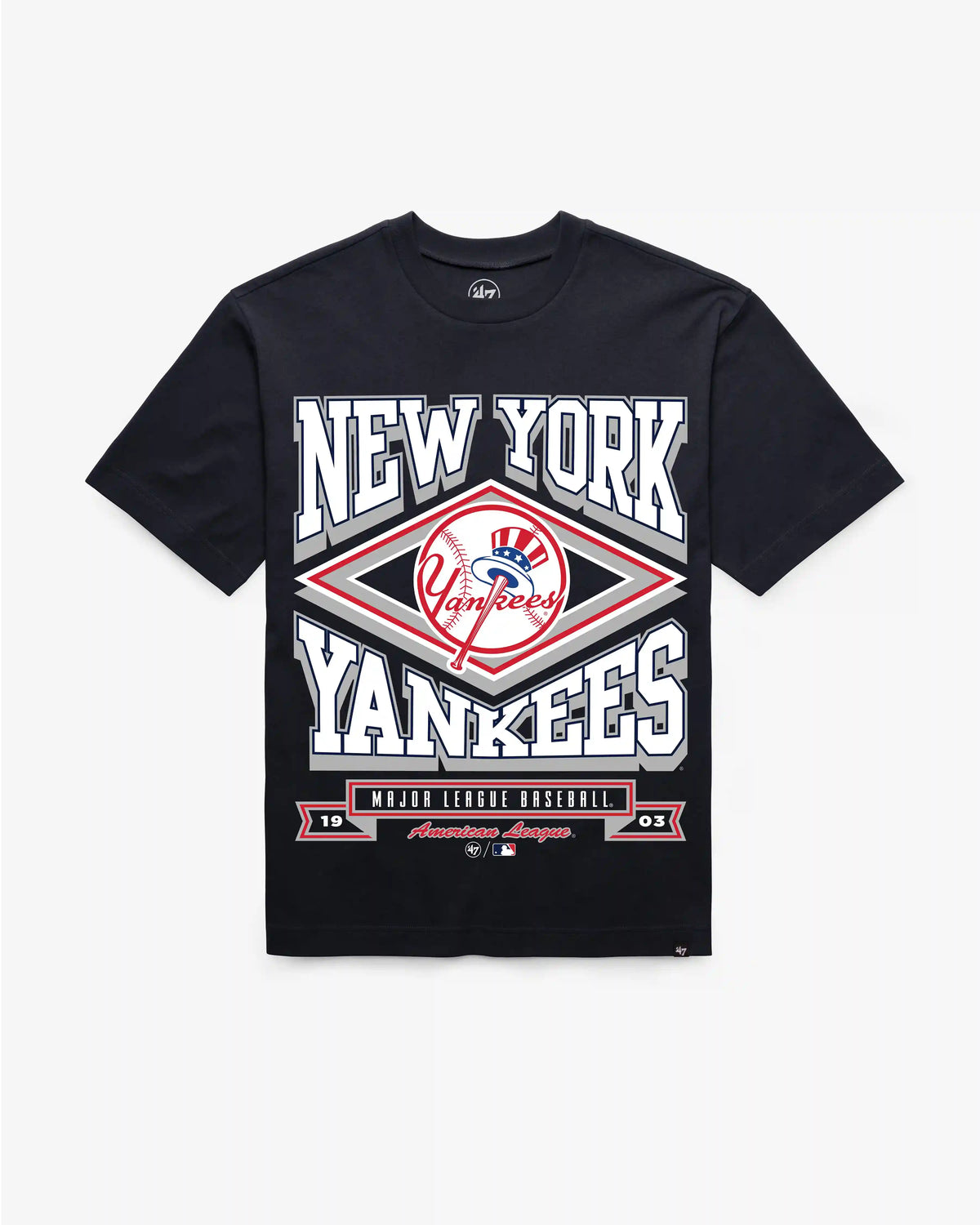 NEW YORK YANKEES HEATER '47 FOUNDATION TEE