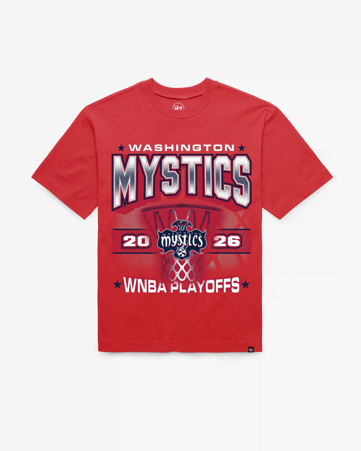 WASHINGTON MYSTICS PLAYOFFS '47 FOUNDATION TEE