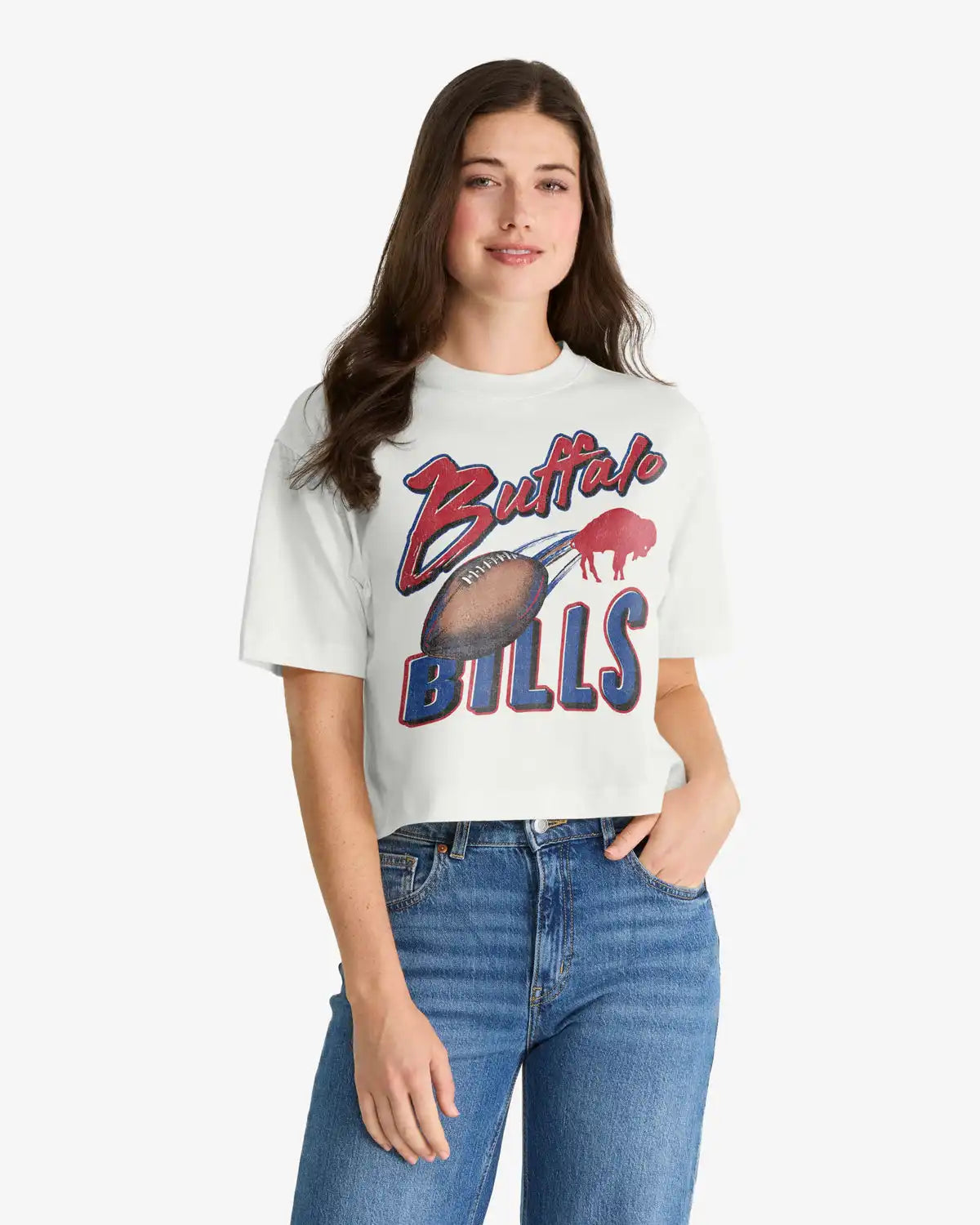 BUFFALO BILLS HISTORIC DIME TIME '47 REED CITY TEE WOMENS