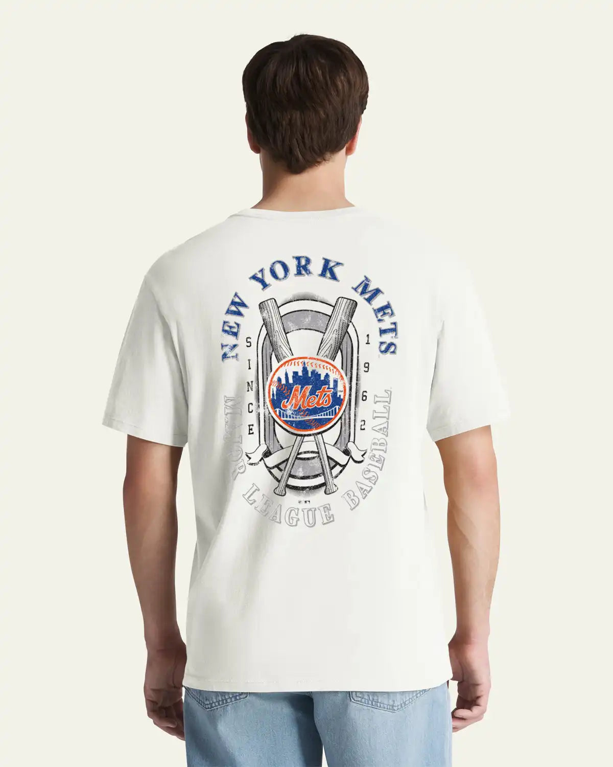NEW YORK METS OVAL SPORT BACKER '47 EVERYDAY TEE