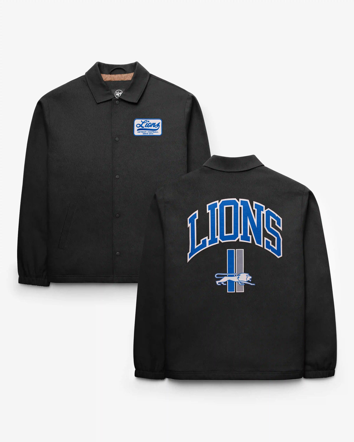 DETROIT LIONS HISTORIC RETREAD '47 COACHES JACKET
