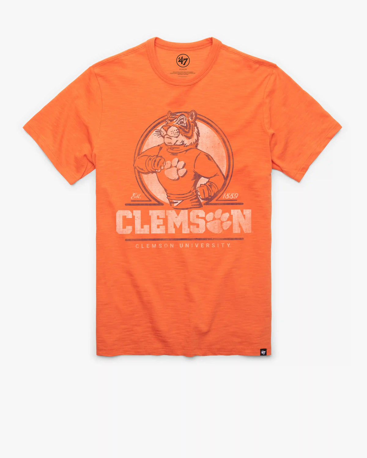 CLEMSON TIGERS EMBLEM MARK '47 SCRUM TEE