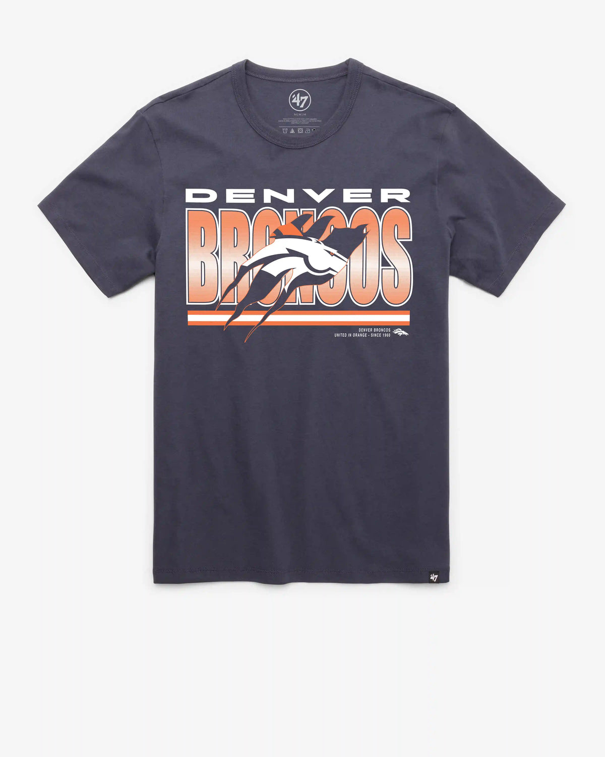 DENVER BRONCOS TEAM THUNDER RIP '47 FRANKLIN TEE