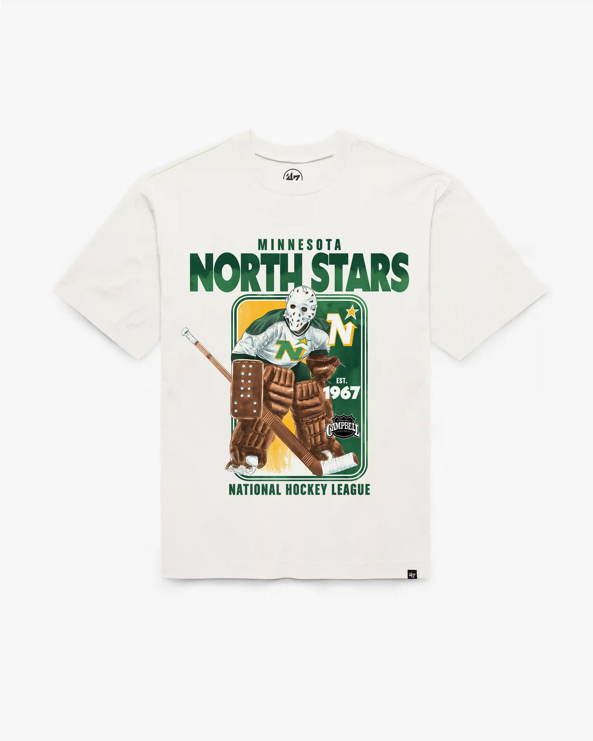 MINNESOTA/DALLAS STARS VINTAGE PLAYBRUSH '47 FOUNDATION TEE