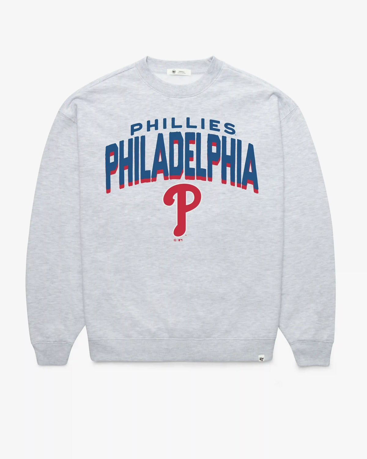 PHILADELPHIA PHILLIES CAMPUS ARCH CLOUD '47 OVERSIZED CREW WOMENS