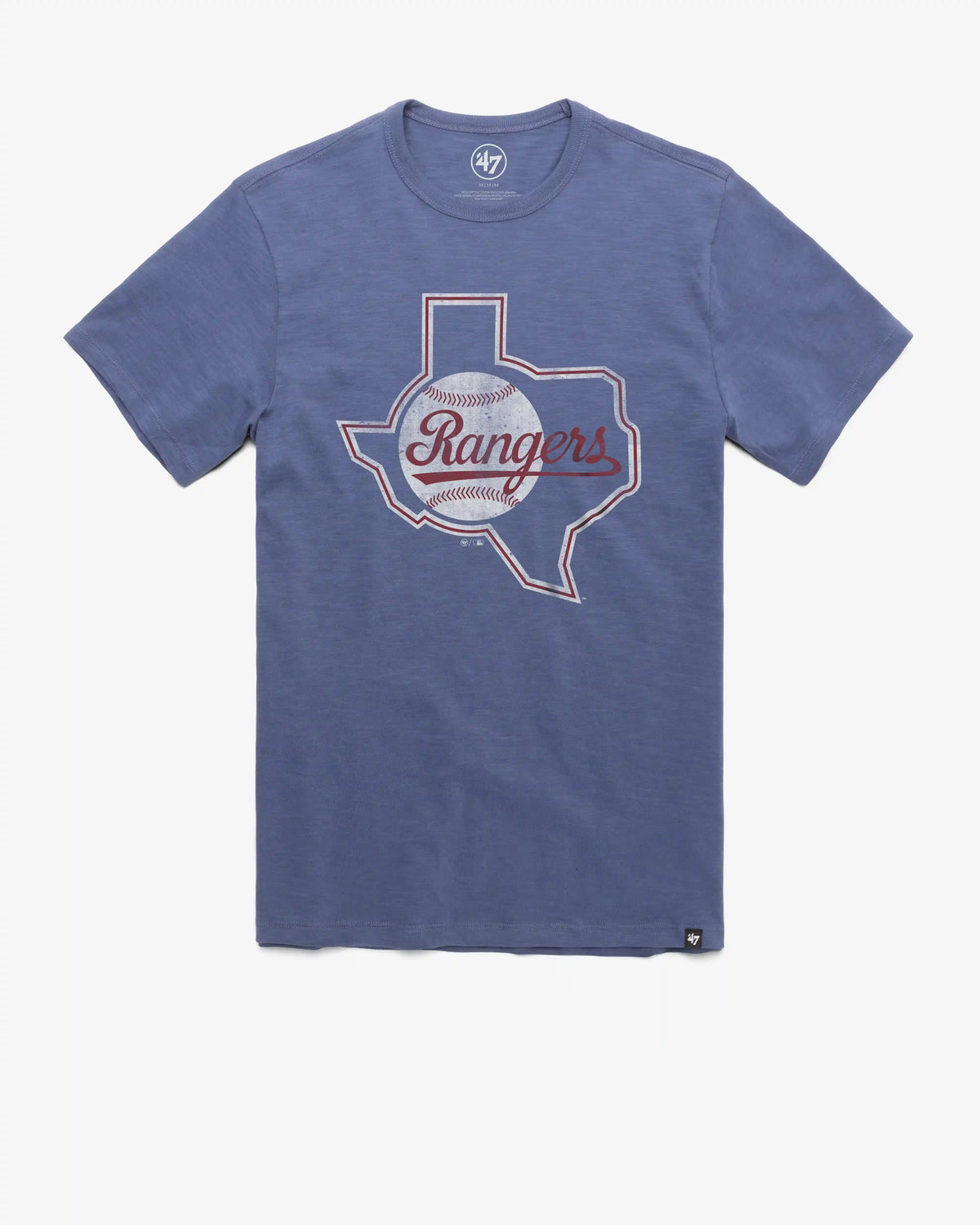 TEXAS RANGERS COOPERSTOWN GRIT '47 SCRUM TEE