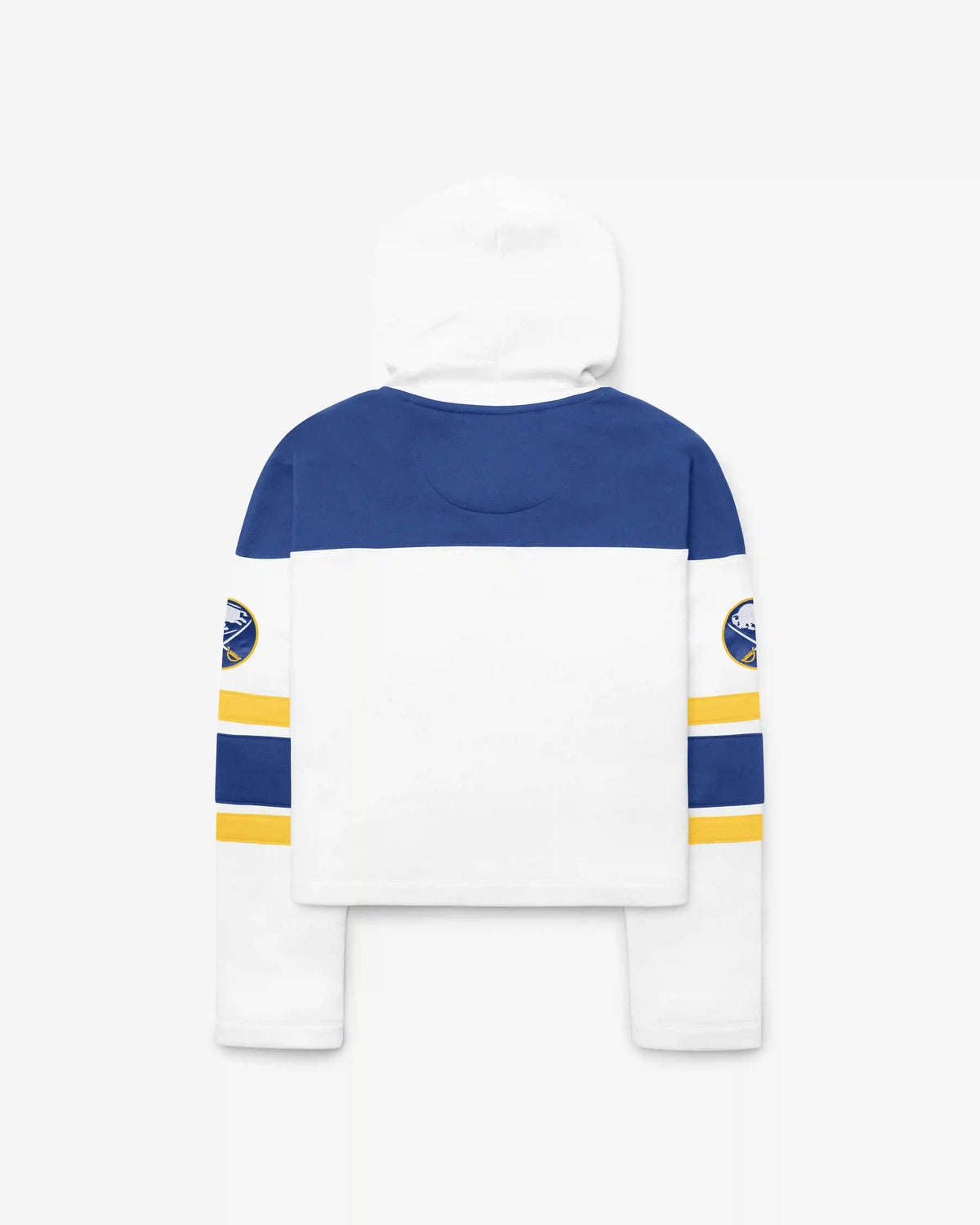 BUFFALO SABRES CUT THRU CROPPED '47 WOMEN'S SUPERIOR LACER HOOD