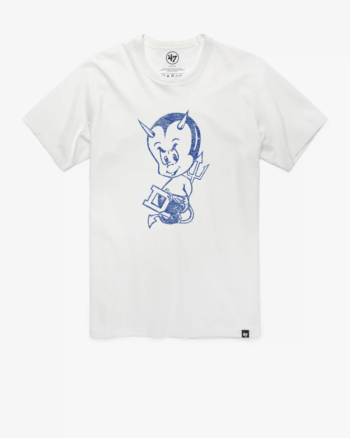 DUKE BLUE DEVILS VINTAGE PREMIER '47 FRANKLIN TEE