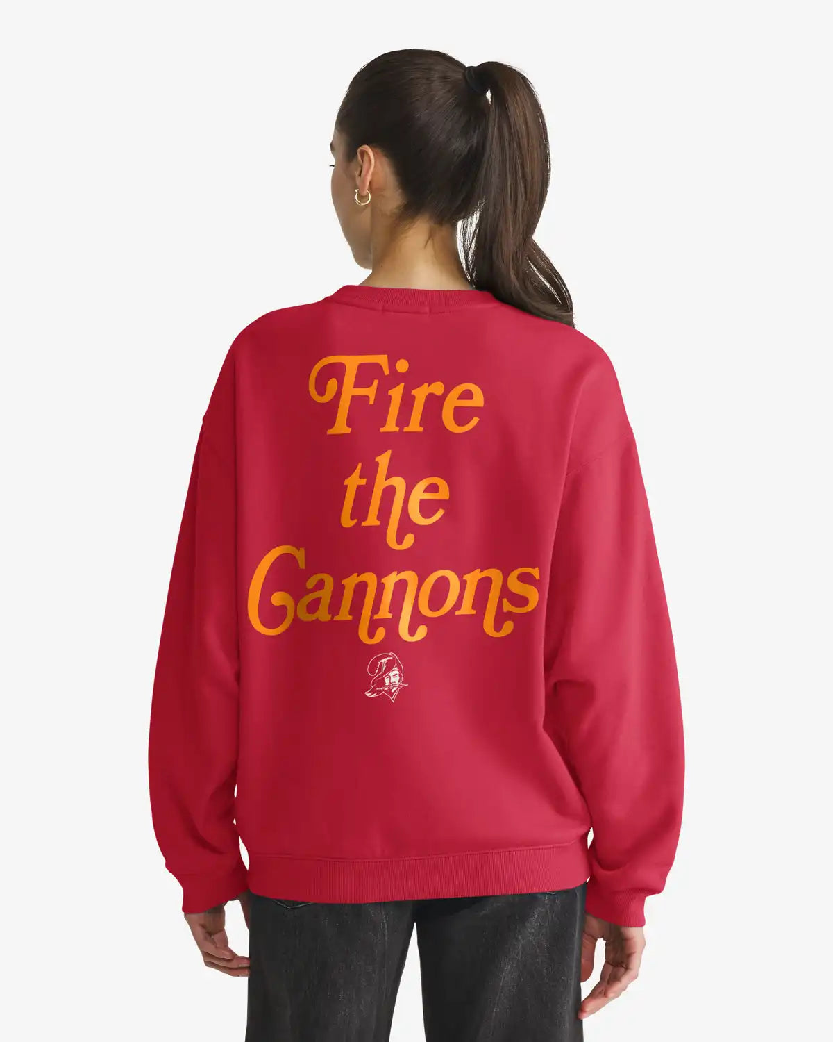 TAMPA BAY BUCCANEERS HISTORIC SHOUT IT OUT '47 OVERSIZED CREW WOMENS