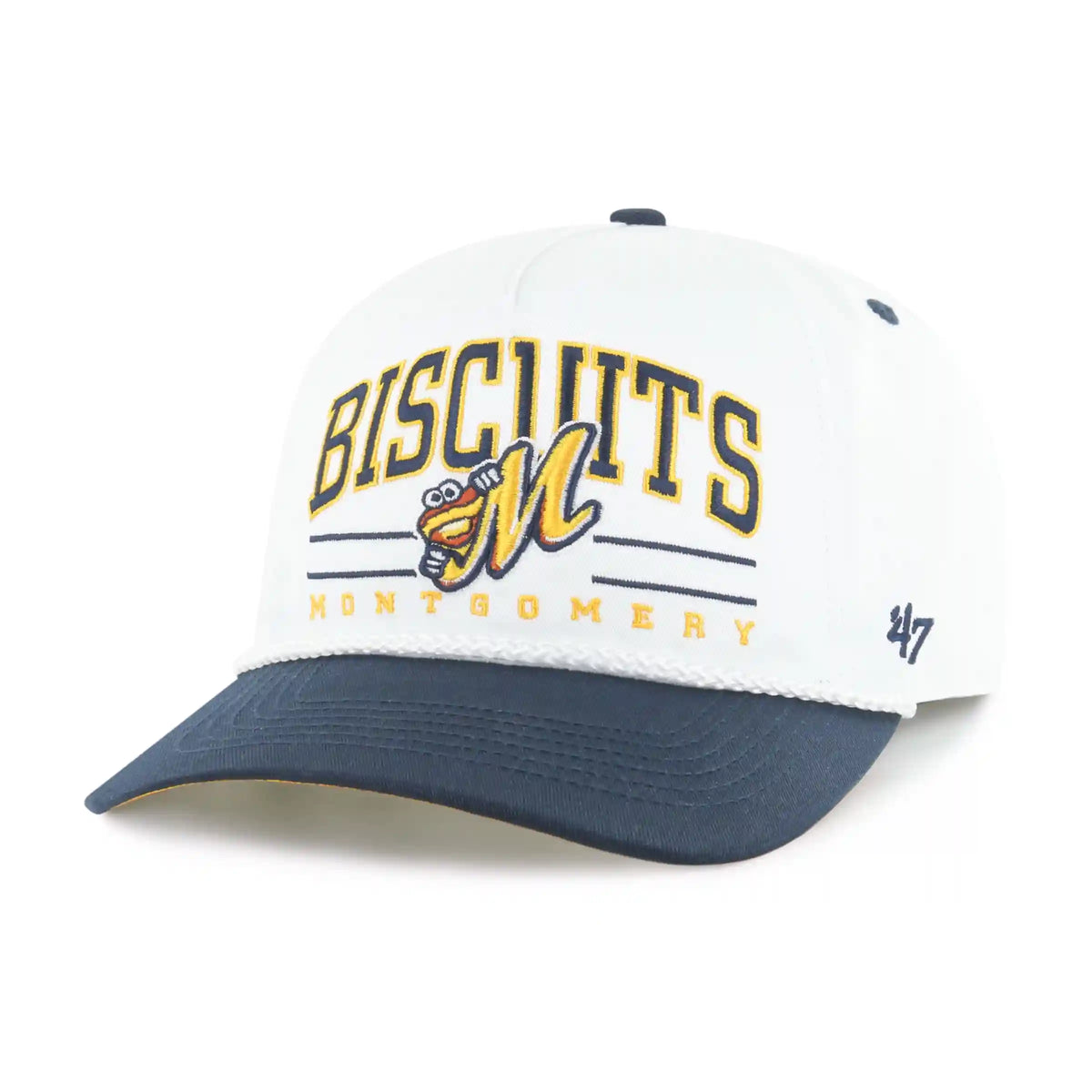 MONTGOMERY BISCUITS ROSCOE ROPE TWO TONE '47 HITCH
