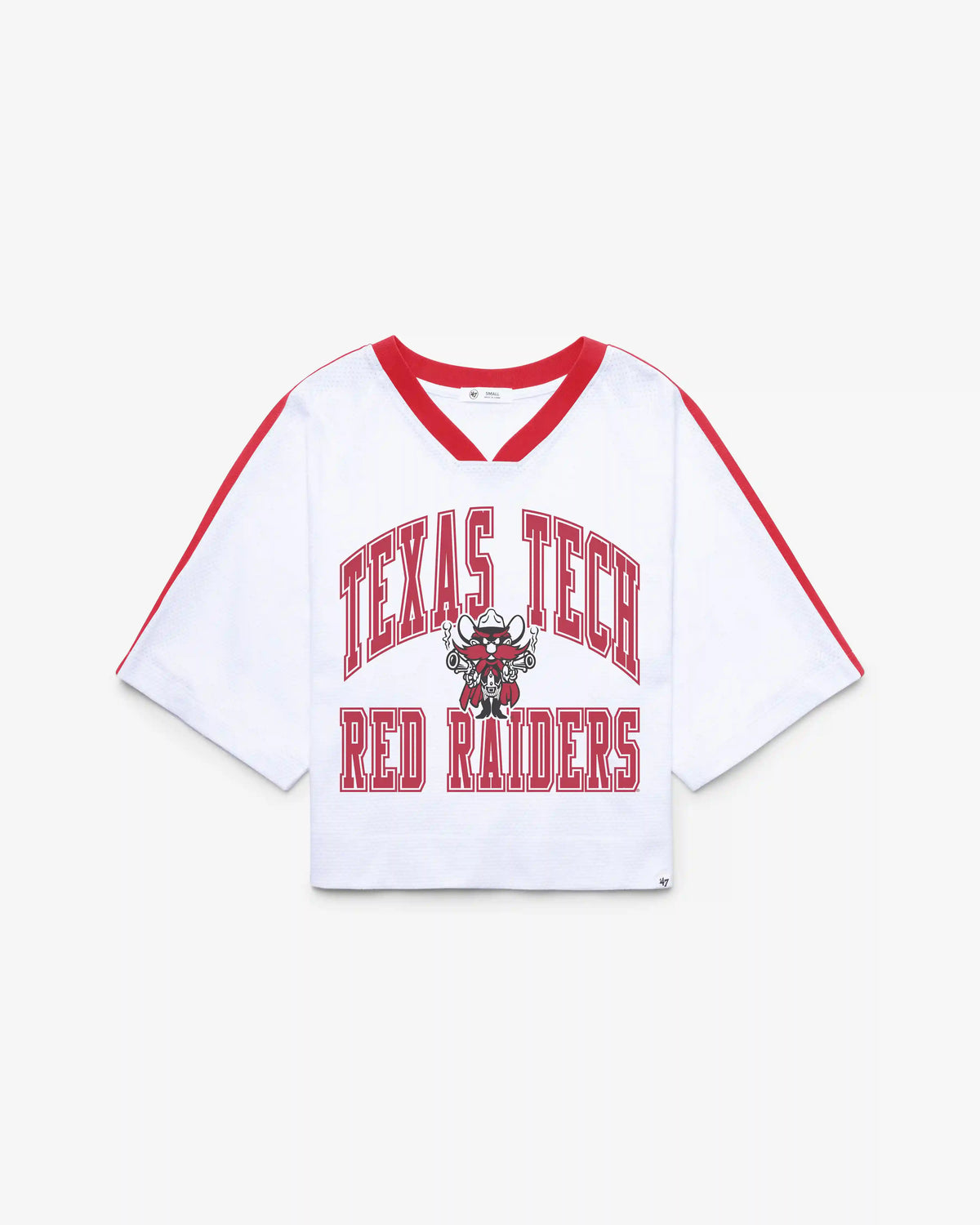 TEXAS TECH RED RAIDERS BIG OVERARCH '47 WOMEN'S DROP NEEDLE RAGLAN JERSEY
