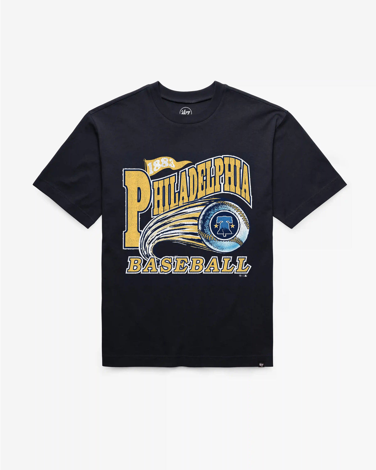 PHILADELPHIA PHILLIES CITY CONNECT GAME WORN CURVE '47 FOUNDATION TEE