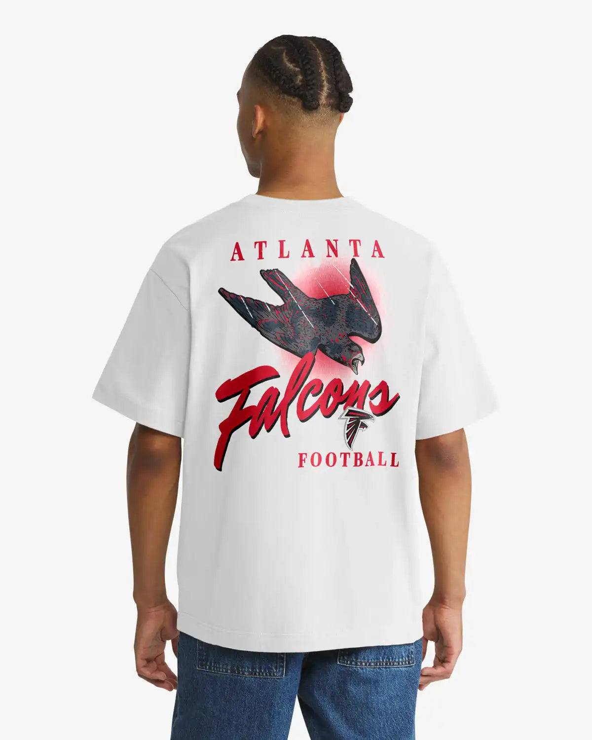 ATLANTA FALCONS BACKER SCRIPT ILLUSTRATED '47 FOUNDATION TEE