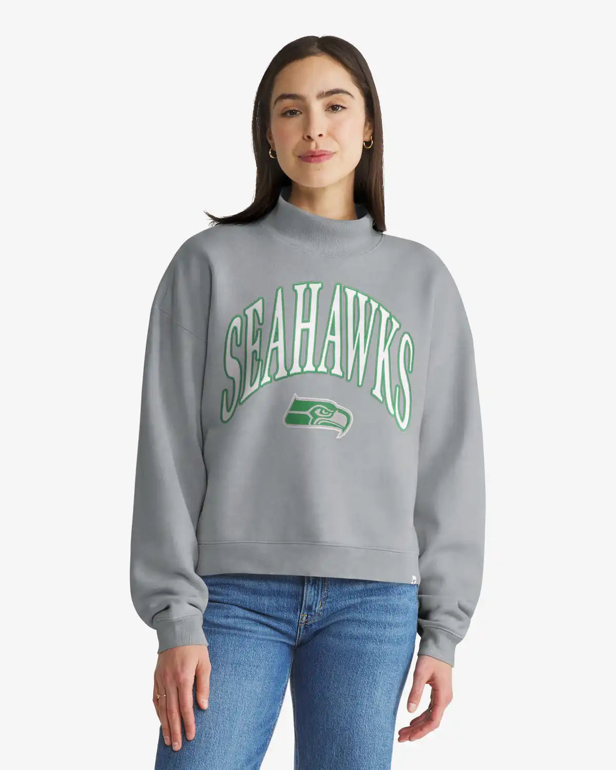 SEATTLE SEAHAWKS RIVALRY '47 WOMEN'S VANTAGE MOCK NECK