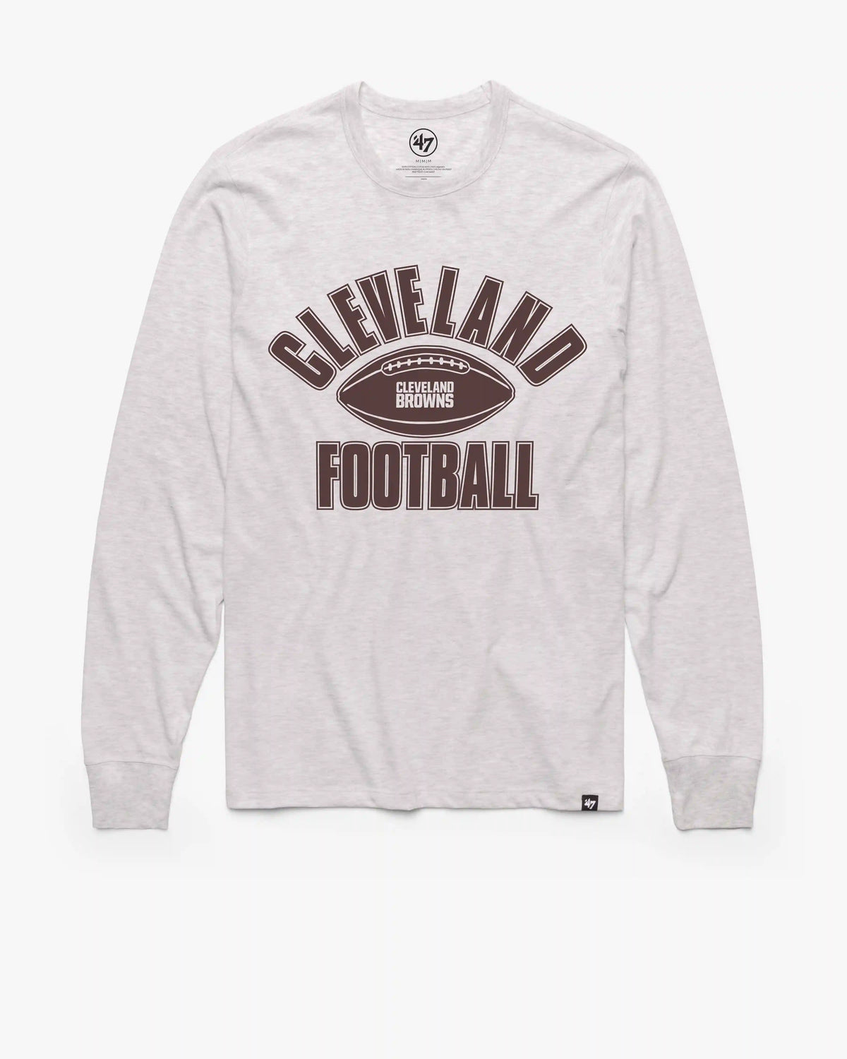 CLEVELAND BROWNS ISSUED '47 FRANKLIN LONG SLEEVE TEE