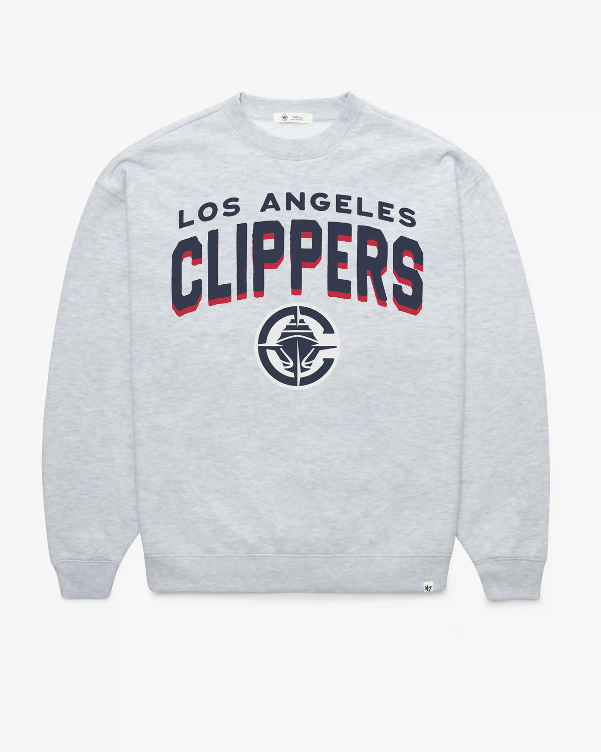LOS ANGELES CLIPPERS CAMPUS ARCH CLOUD '47 OVERSIZED CREW WOMENS