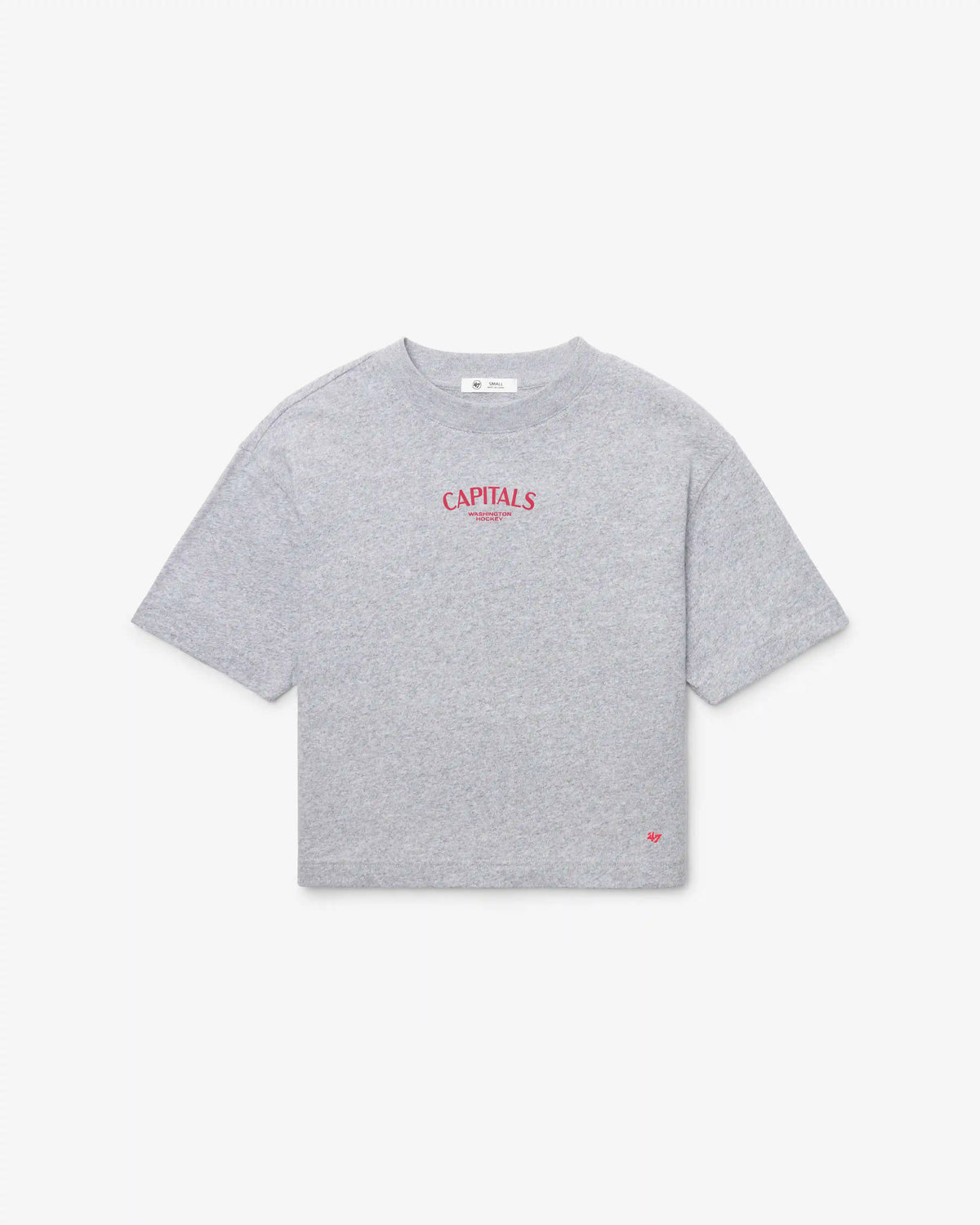 WASHINGTON CAPITALS HADRIAN '47 FOUNDATION CROP TEE WOMENS