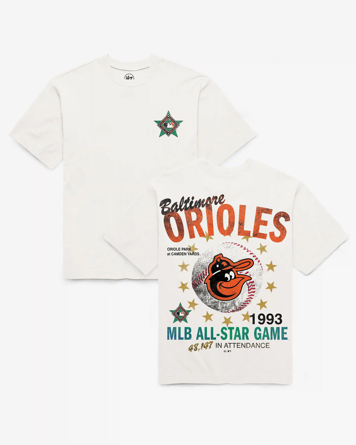 BALTIMORE ORIOLES COOPERSTOWN ALL STAR GAME '47 FOUNDATION TEE