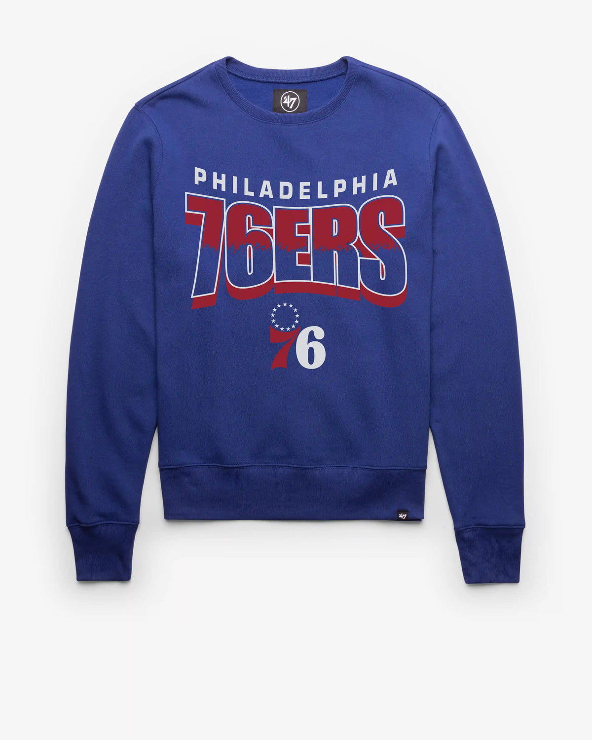 PHILADELPHIA 76ERS BRUSH BY '47 HEADLINE CREW