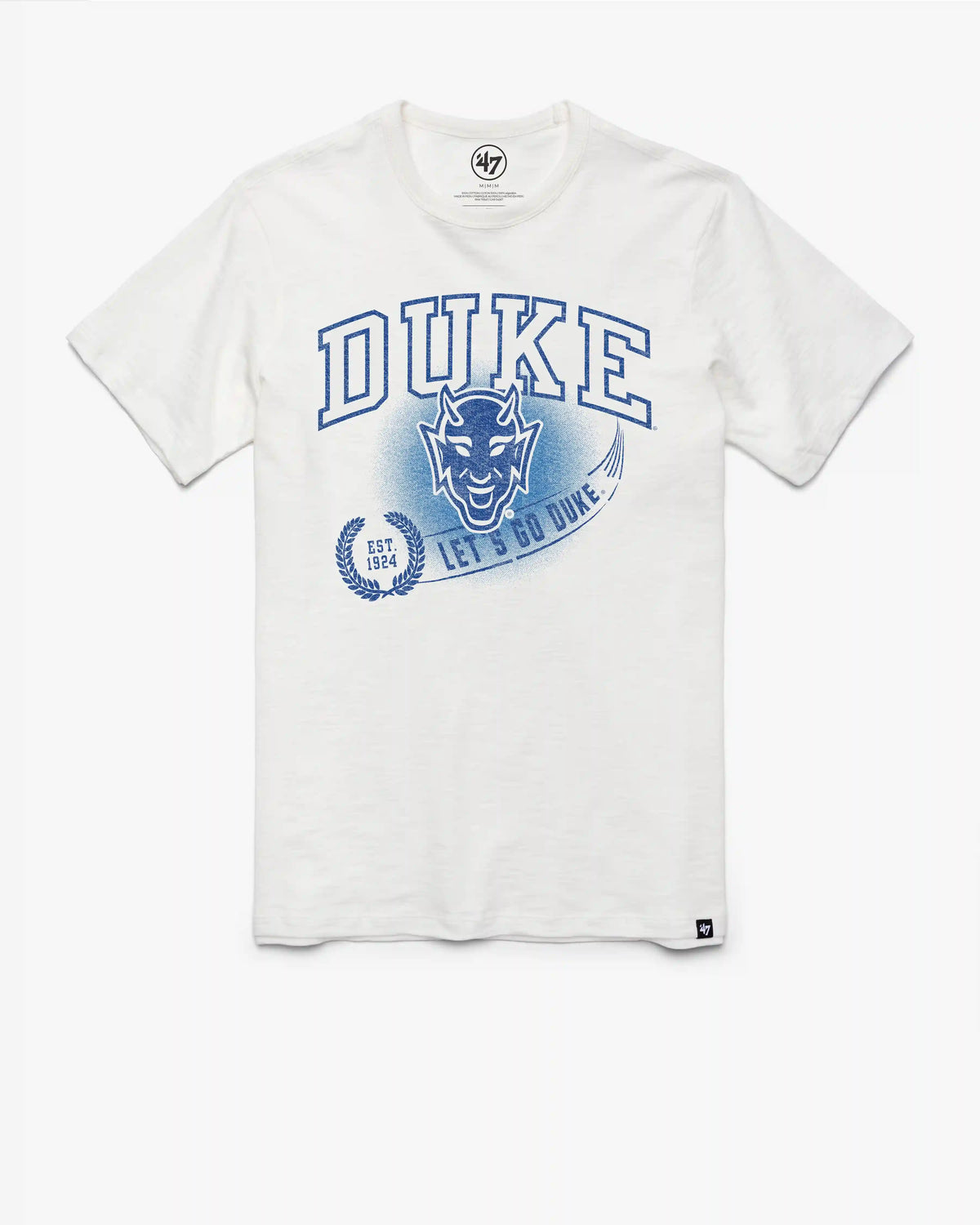 DUKE BLUE DEVILS VINTAGE STREAK '47 SCRUM TEE
