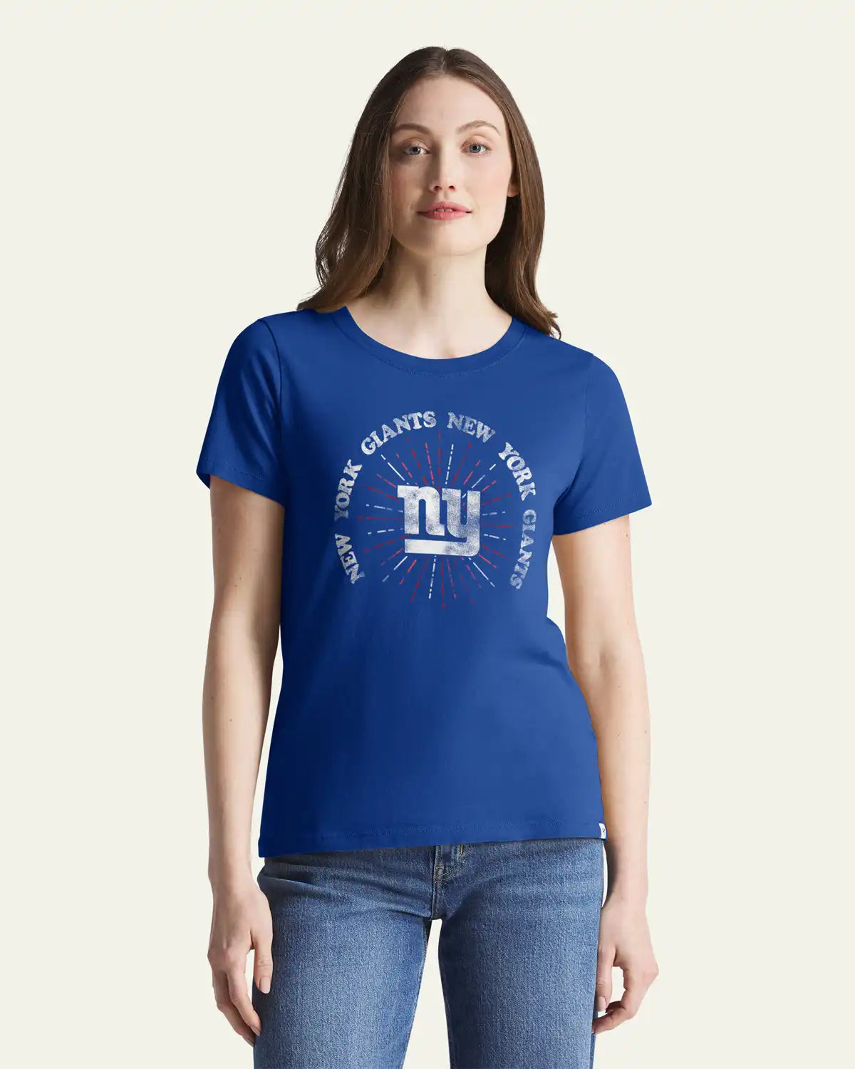 NEW YORK GIANTS SHINE LINES '47 WOMEN'S EVERYDAY TEE