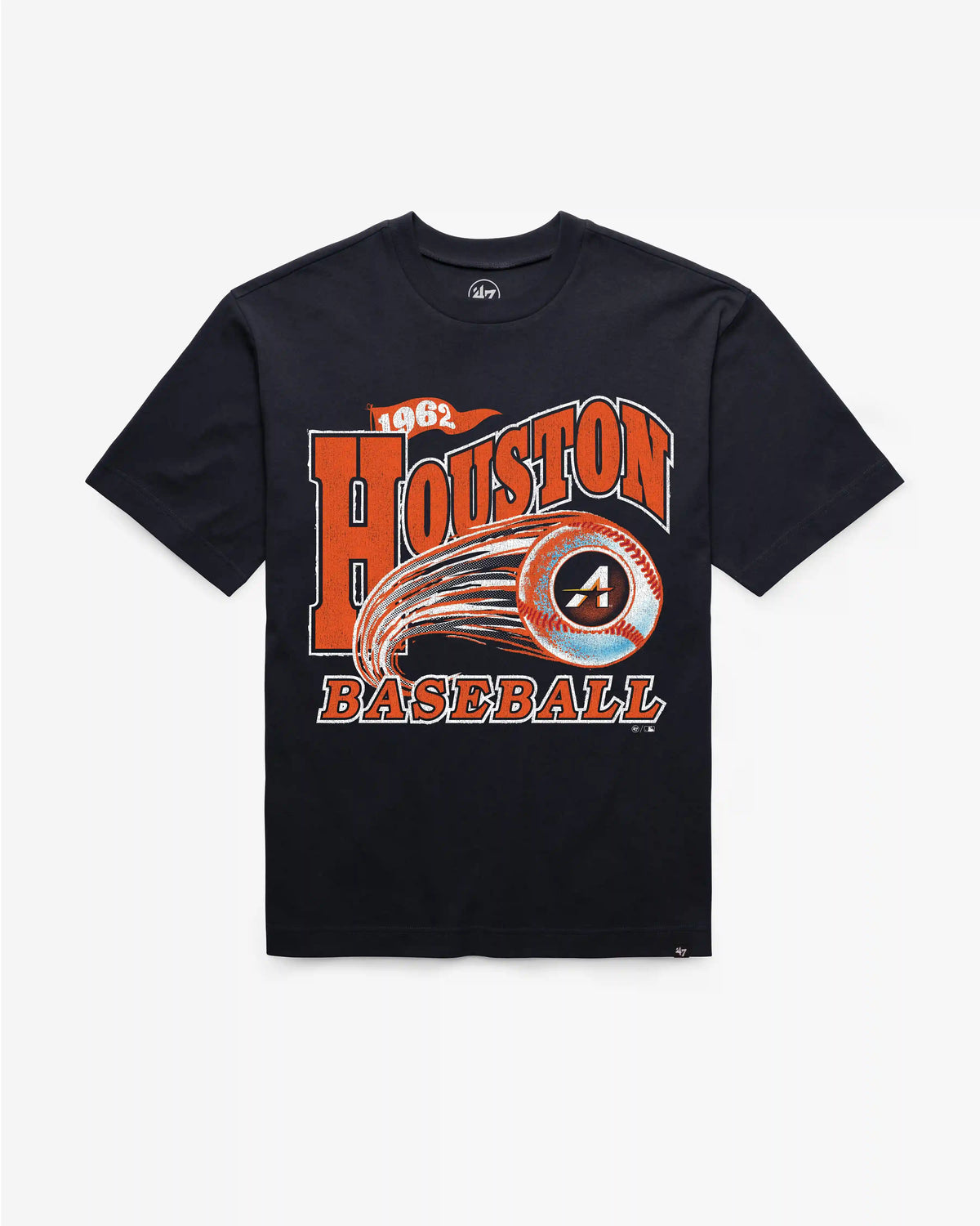 HOUSTON ASTROS CITY CONNECT GAME WORN CURVE '47 FOUNDATION TEE