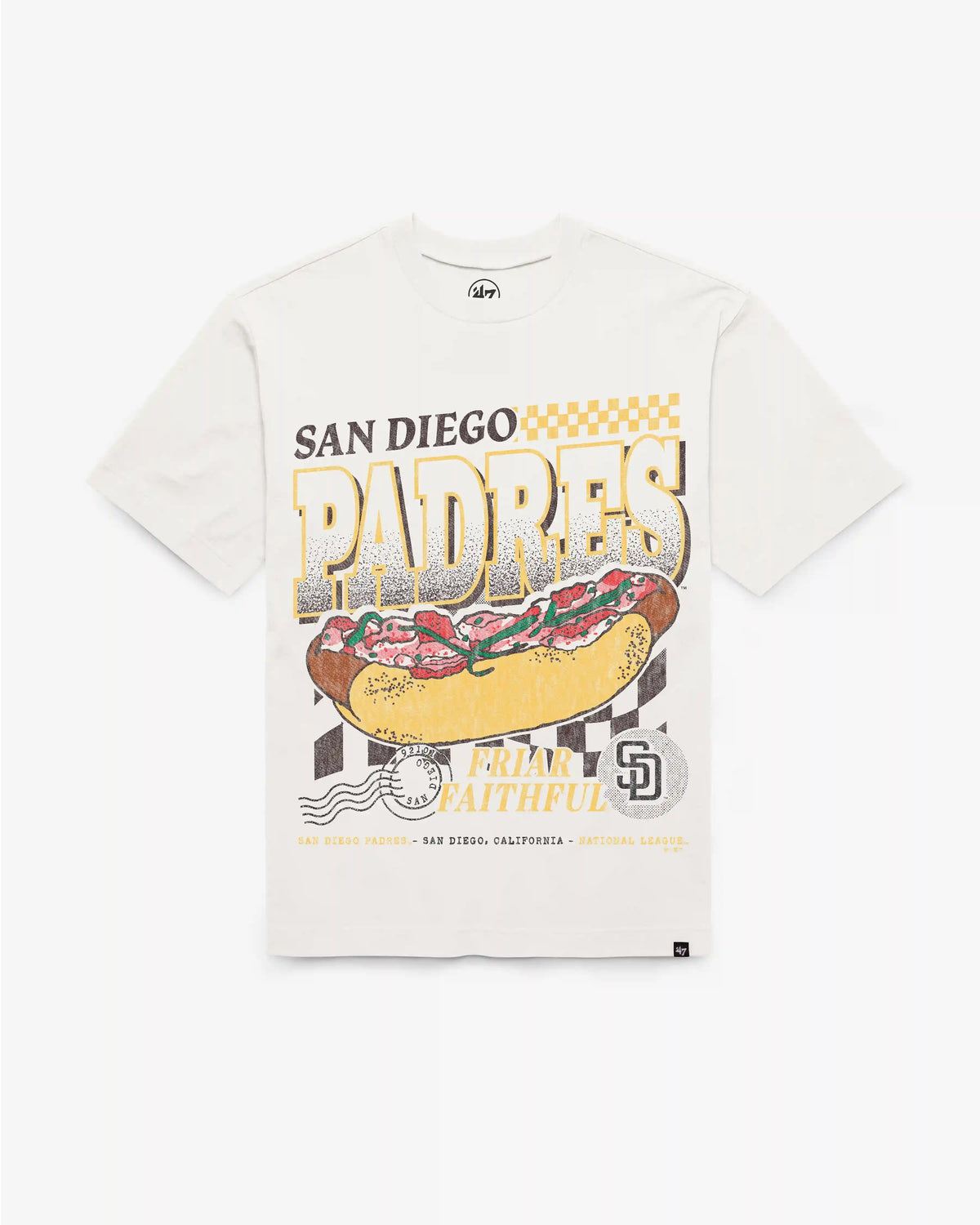 SAN DIEGO PADRES ON THE GRILL '47 FOUNDATION TEE
