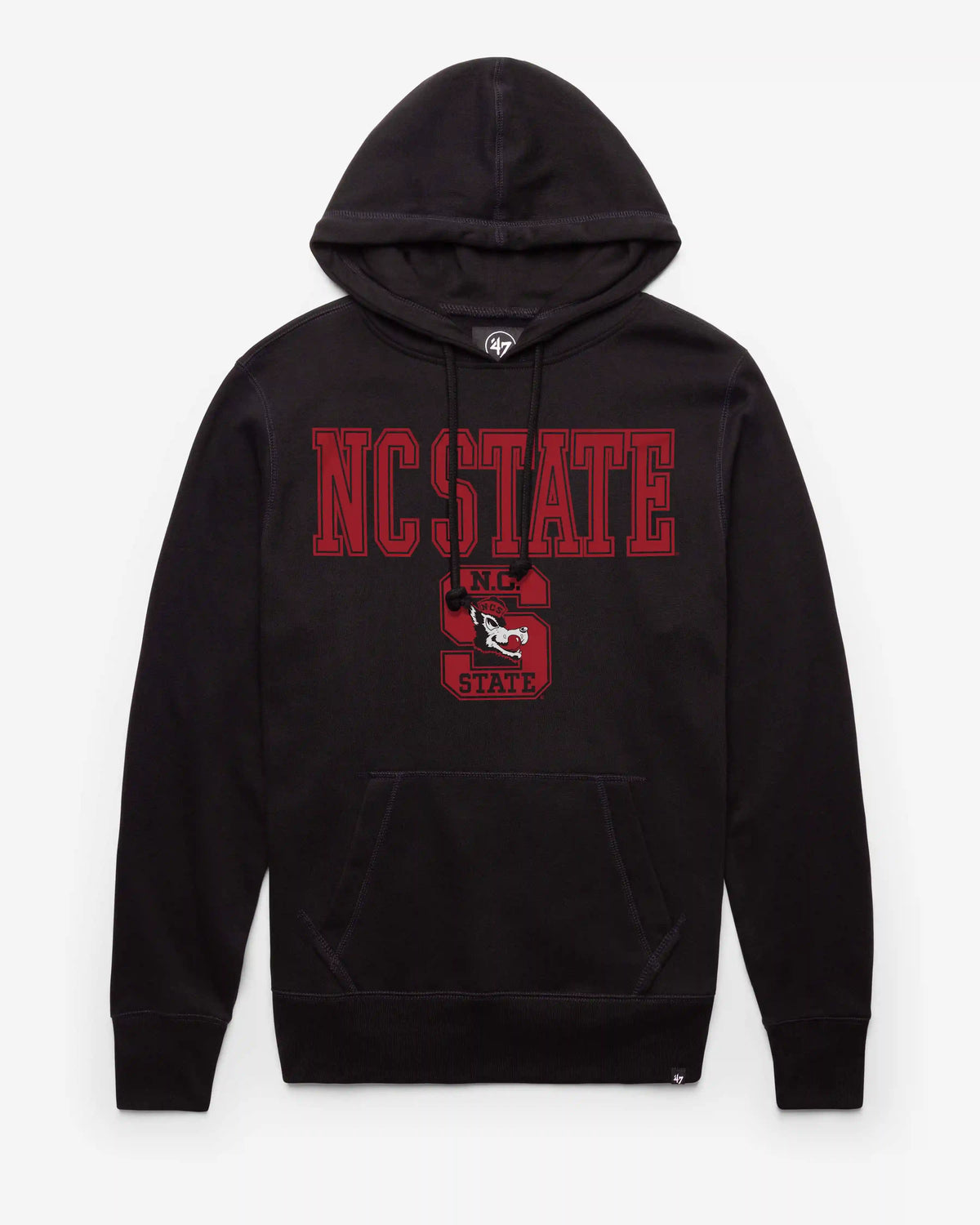 NORTH CAROLINA STATE WOLFPACK STRAIGHT BLOCK '47 HEADLINE HOOD