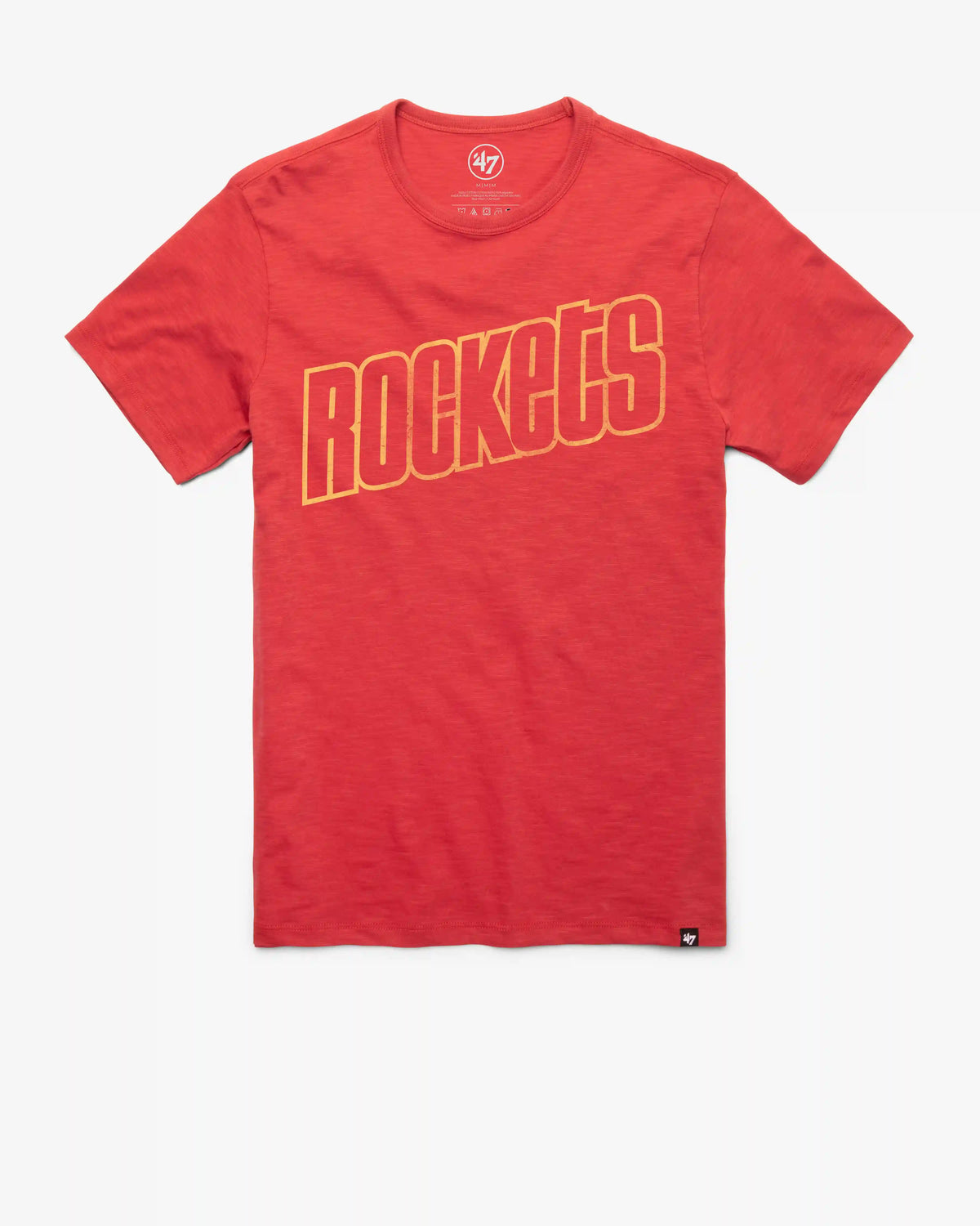 HOUSTON ROCKETS HARDWOOD CLASSICS GRIT WORDMARK '47 SCRUM TEE