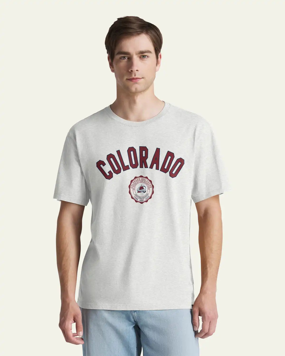 COLORADO AVALANCHE VINTAGE CREST BEND '47 EVERYDAY TEE