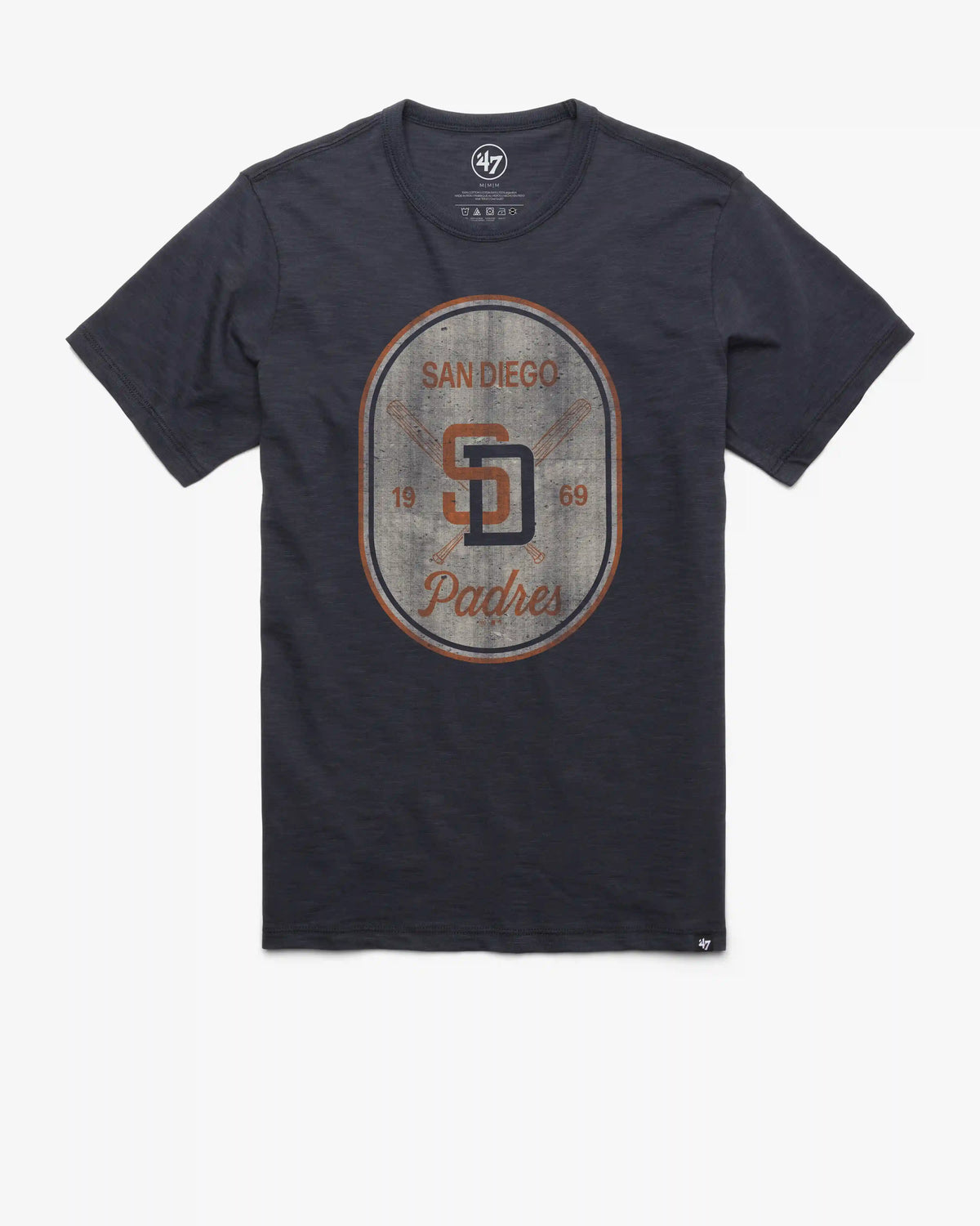 SAN DIEGO PADRES COOPERSTOWN CROSS PATCH '47 SCRUM TEE