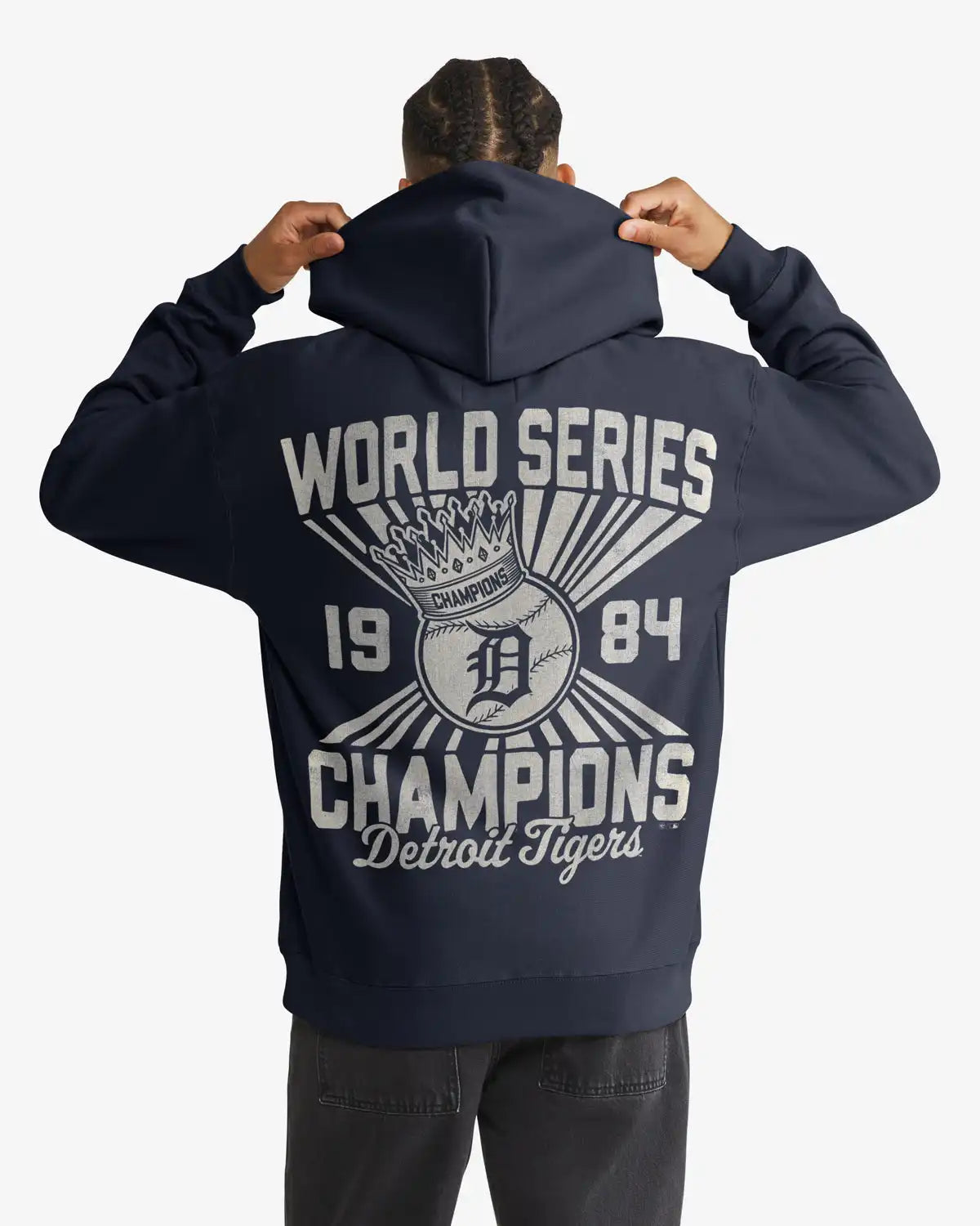 DETROIT TIGERS COOPERTOWN WORLD SERIES ANOITED '47 FOUNDATION HOOD